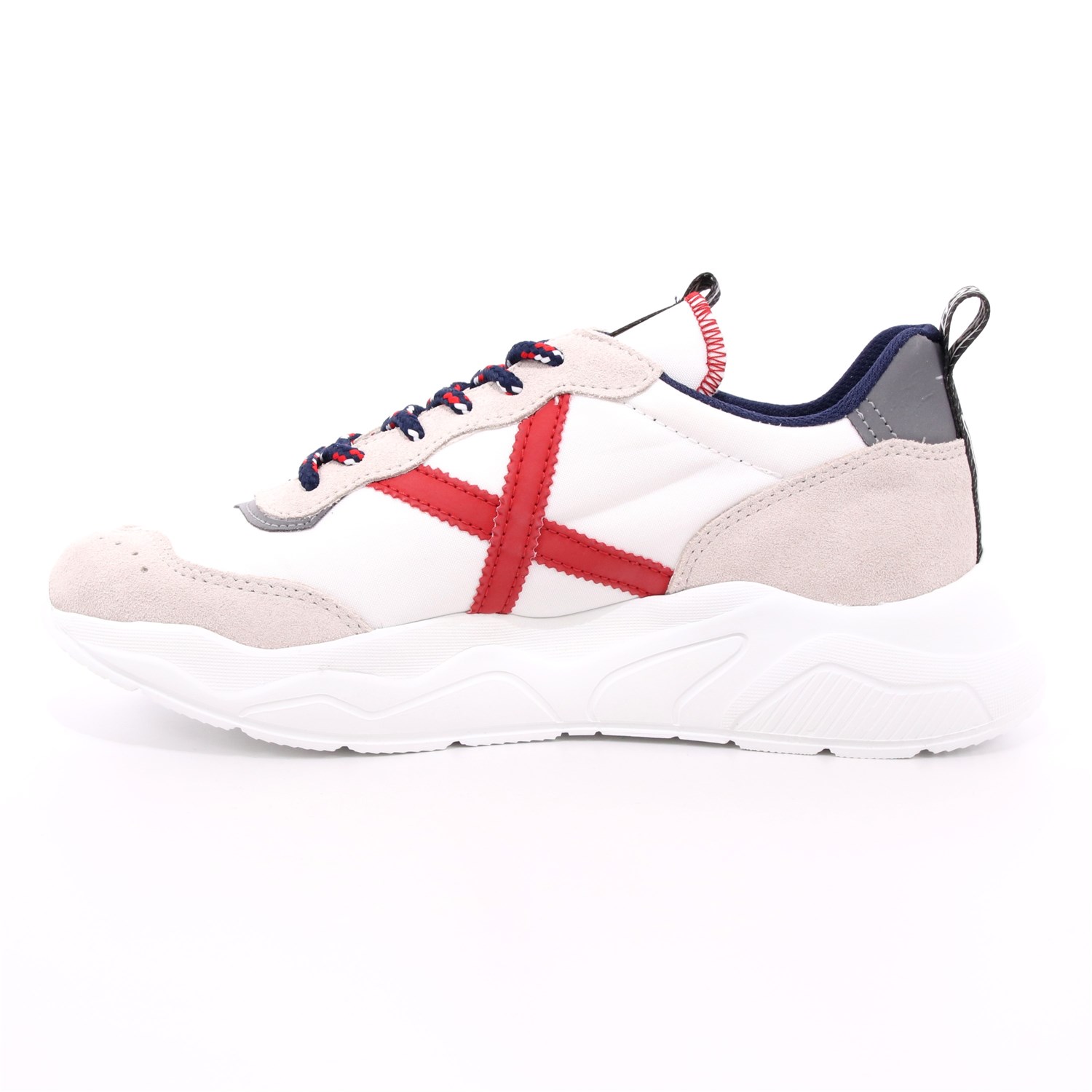 Scarpa Allacciata Munich Uomo Bianco Scarpa Allacciata Munich Uomo Bianco Scarpe 5 - 8770020