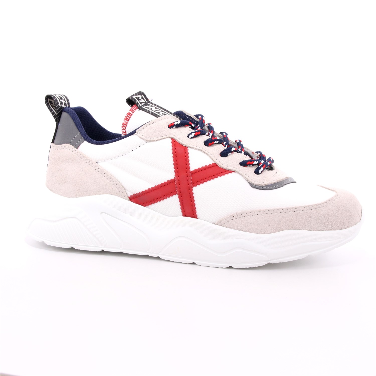Scarpa Allacciata Munich Uomo Bianco Scarpa Allacciata Munich Uomo Bianco Scarpe 5 - 8770020