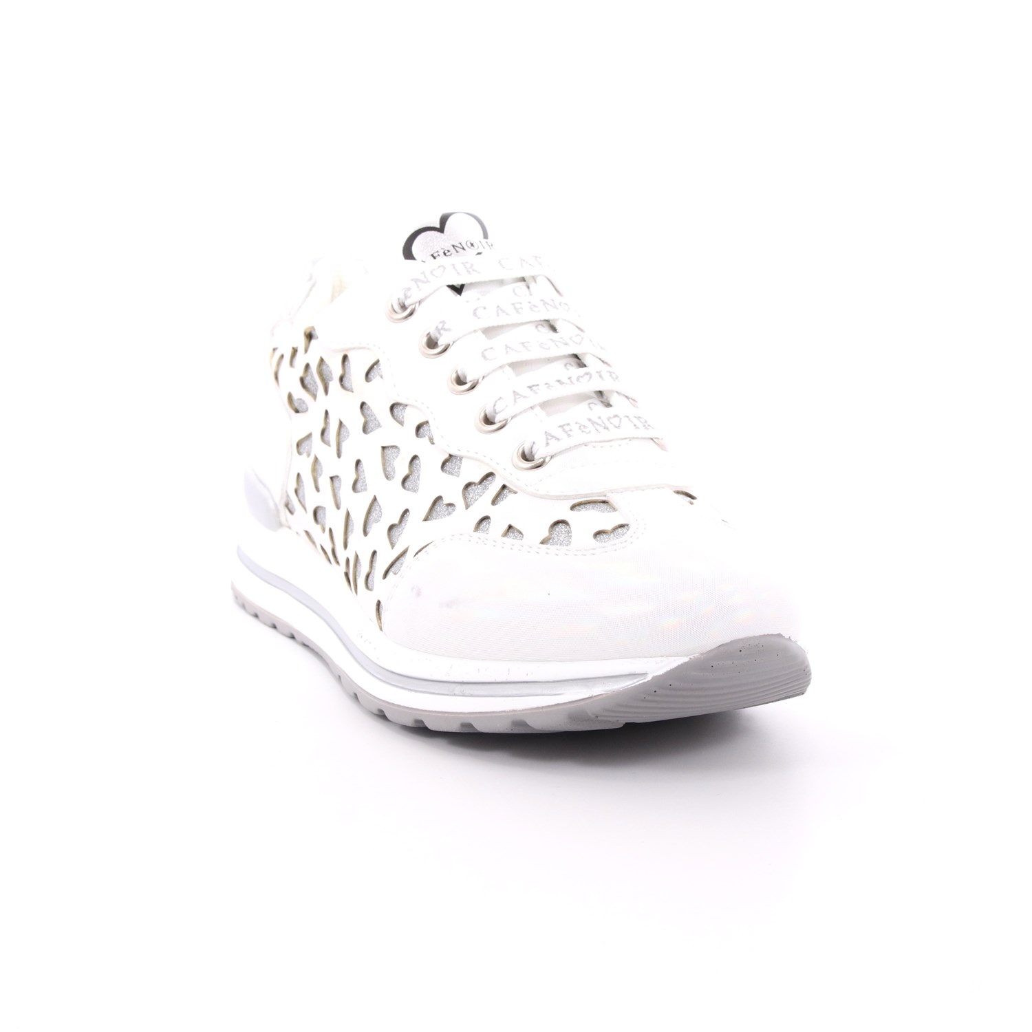 Scarpa Allacciata Cafè Noir Bambina Bianco Scarpa Allacciata Cafè Noir Bambina Bianco Scarpe 7 - C-460A