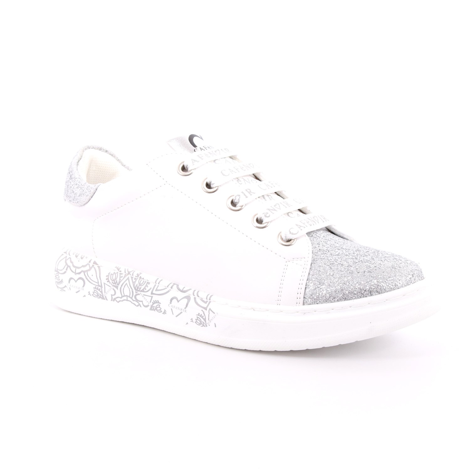 Scarpa Allacciata Cafè Noir Bambina Argento Scarpa Allacciata Cafè Noir Bambina Argento Scarpe 10 - C-441A