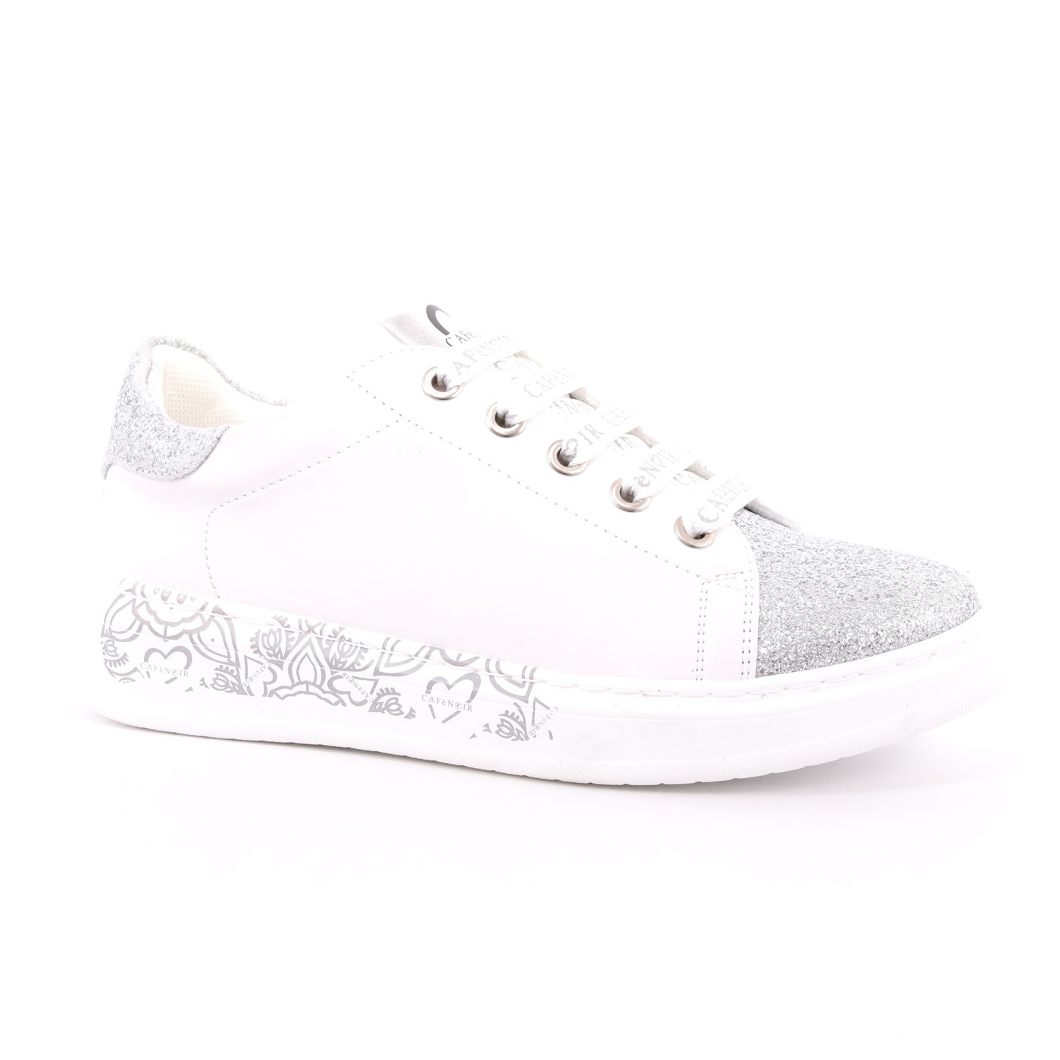 Scarpa Allacciata Cafè Noir Bambina Argento Scarpa Allacciata Cafè Noir Bambina Argento Scarpe 10 - C-441A