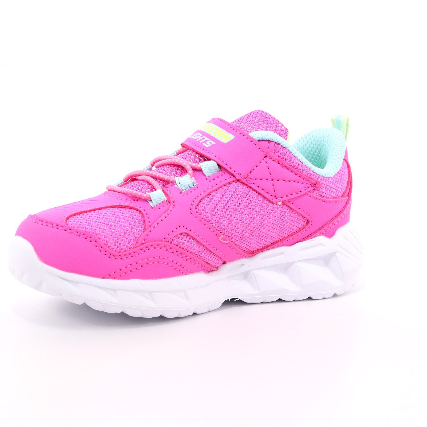 Scarpa Strappi + Elastico Skechers Bambina Fuxia Scarpa Strappi + Elastico Skechers Bambina Fuxia Scarpe 103 - 302092N