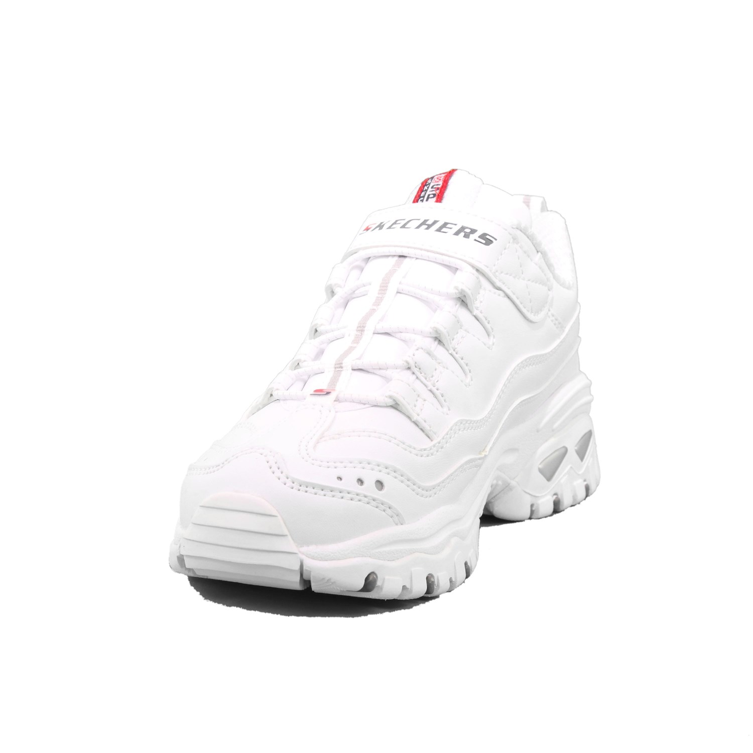 Scarpa Strappi + Elastico Skechers Bambina Bianco Scarpa Strappi + Elastico Skechers Bambina Bianco Scarpe 105 - 302225L