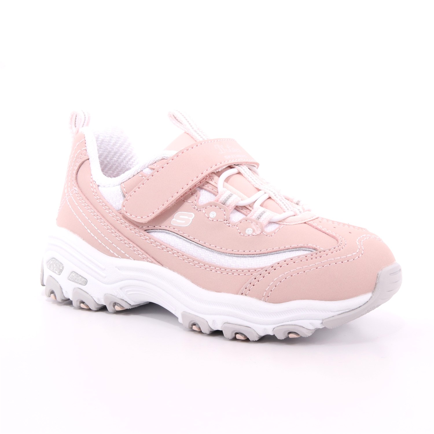 Scarpa Strappi + Elastico Skechers Bambina Rosa Scarpa Strappi + Elastico Skechers Bambina Rosa Scarpe 106 - 80588N