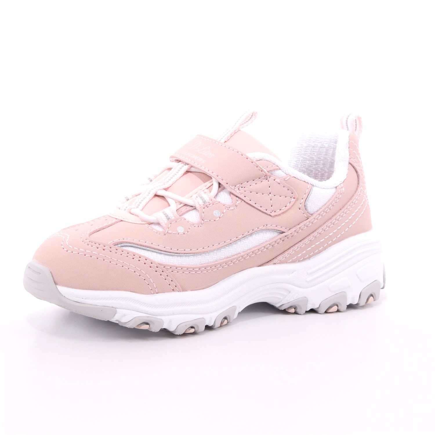 Scarpa Strappi + Elastico Skechers Bambina Rosa Scarpa Strappi + Elastico Skechers Bambina Rosa Scarpe 106 - 80588N