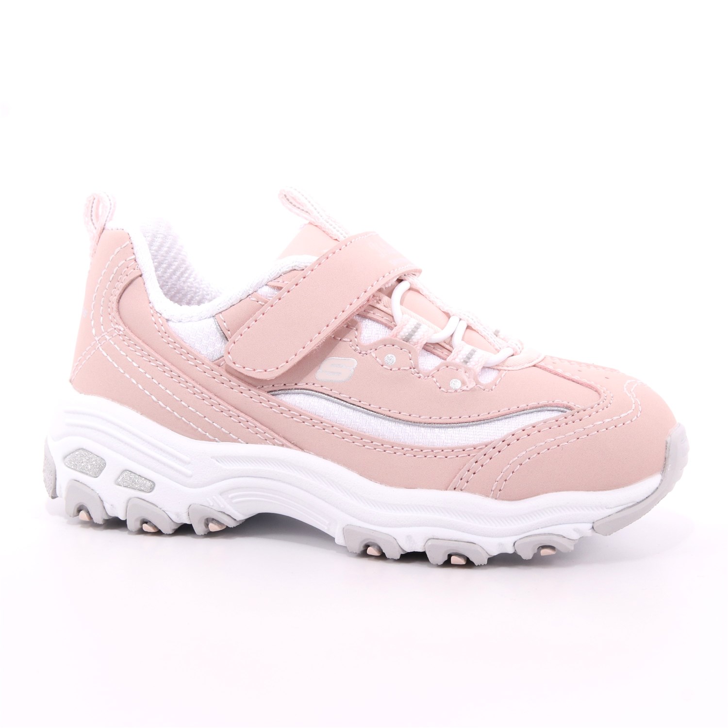 Scarpa Strappi + Elastico Skechers Bambina Rosa Scarpa Strappi + Elastico Skechers Bambina Rosa Scarpe 106 - 80588N