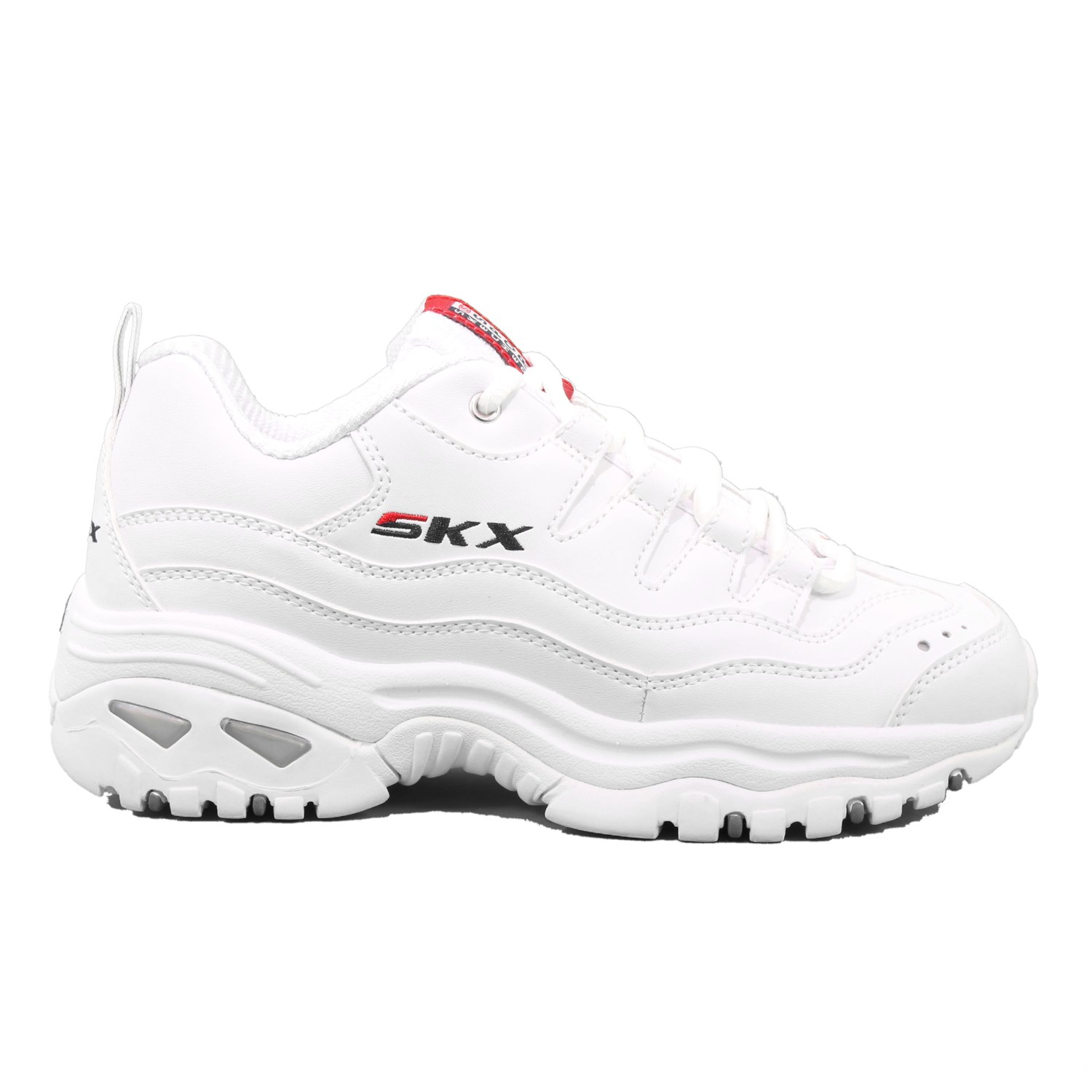Scarpa Allacciata Skechers Bambina Bianco Scarpa Allacciata Skechers Bambina Bianco Scarpe 107 - 84220L