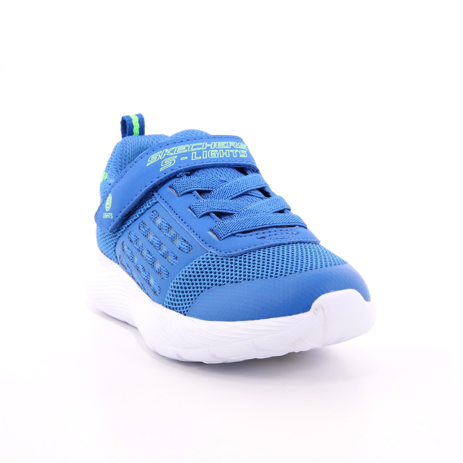 Scarpa Strappi + Elastico Skechers Bambino Azzurro Scarpa Strappi + Elastico Skechers Bambino Azzurro Scarpe 110 - 90740N