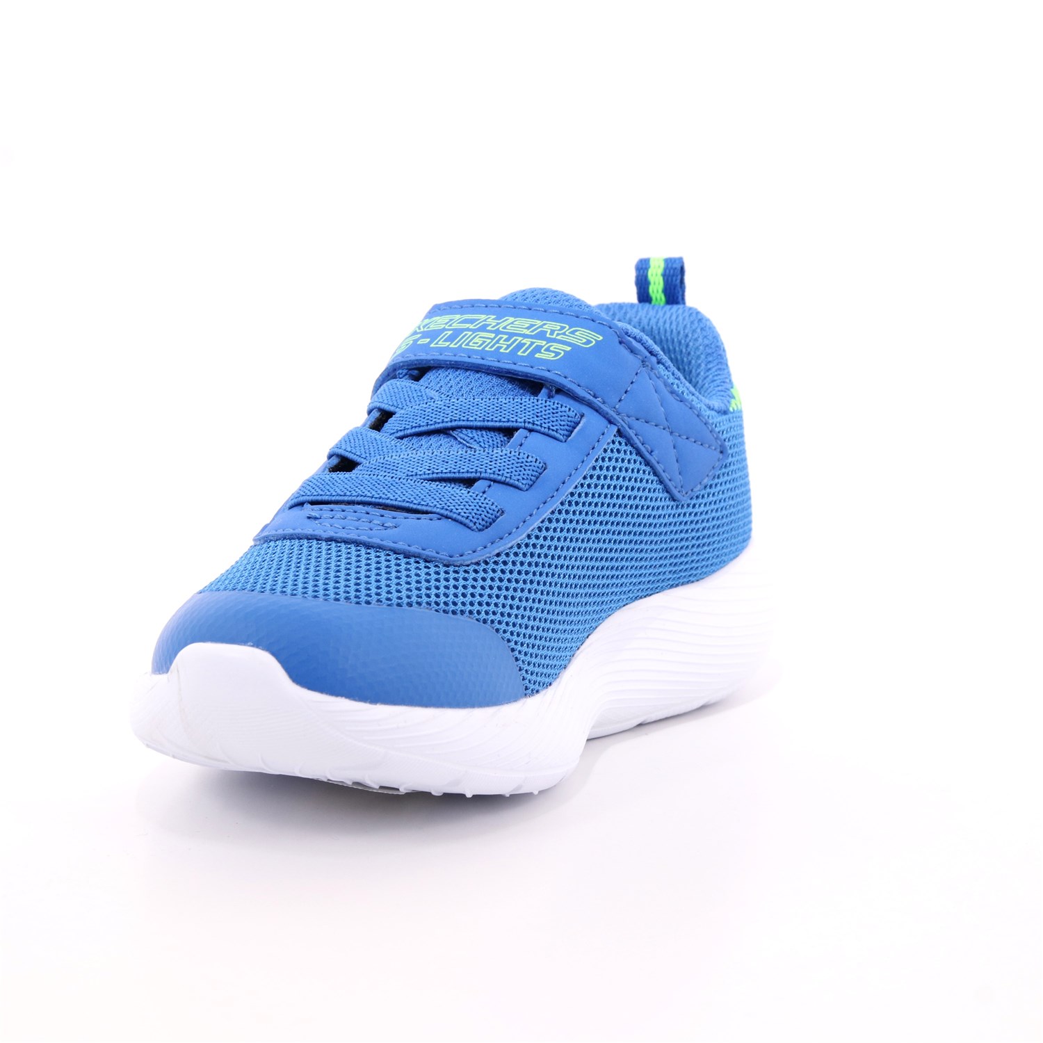 Scarpa Strappi + Elastico Skechers Bambino Azzurro Scarpa Strappi + Elastico Skechers Bambino Azzurro Scarpe 110 - 90740N