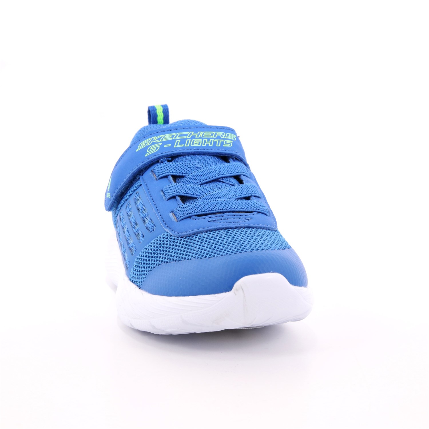 Scarpa Strappi + Elastico Skechers Bambino Azzurro Scarpa Strappi + Elastico Skechers Bambino Azzurro Scarpe 110 - 90740N