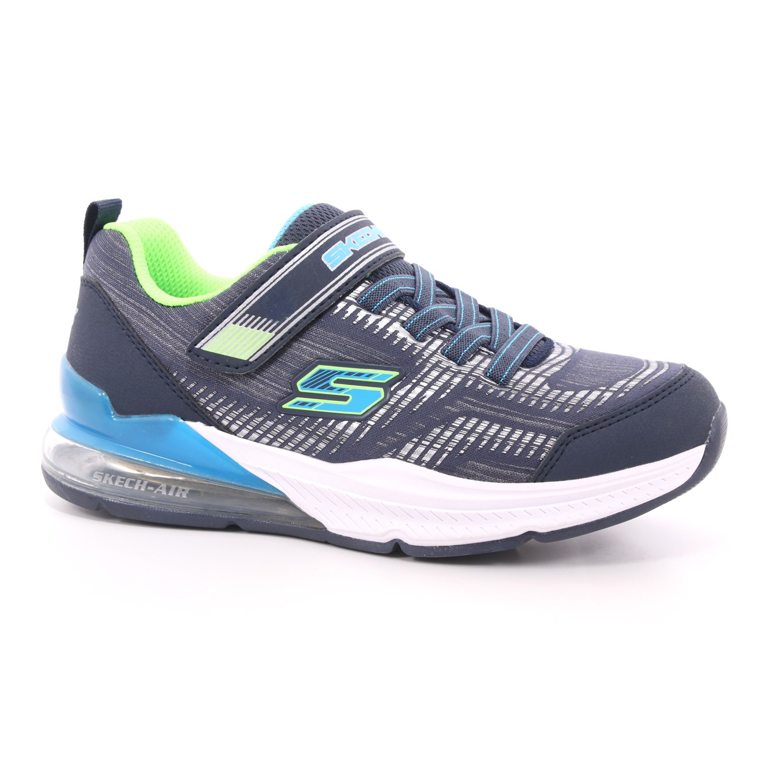Scarpa Strappi + Elastico Skechers Bambino Blu Scarpa Strappi + Elastico Skechers Bambino Blu Scarpe 112 - 97743L