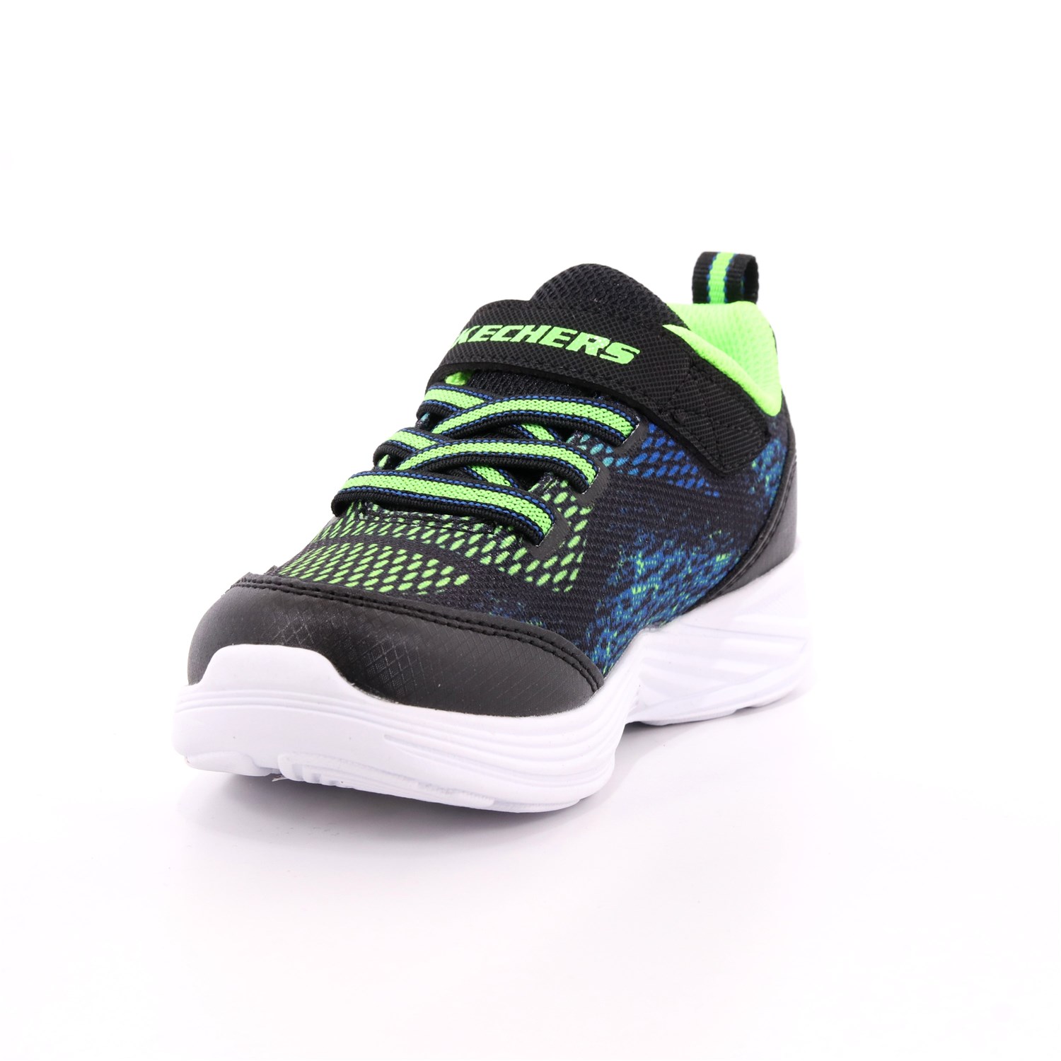 Scarpa Strappi + Elastico Skechers Bambino Blu Scarpa Strappi + Elastico Skechers Bambino Blu Scarpe 114 - 90563N