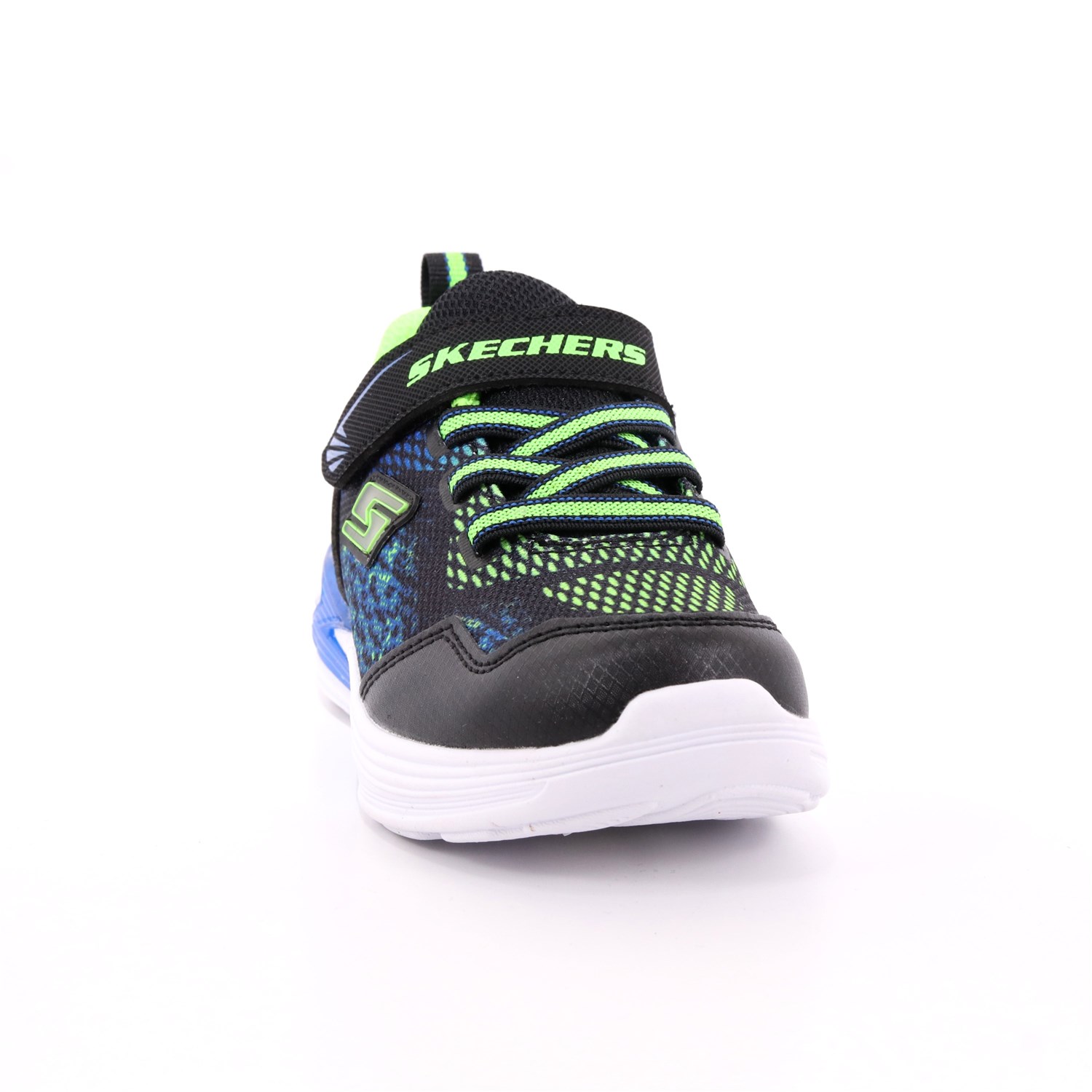 Scarpa Strappi + Elastico Skechers Bambino Blu Scarpa Strappi + Elastico Skechers Bambino Blu Scarpe 114 - 90563N