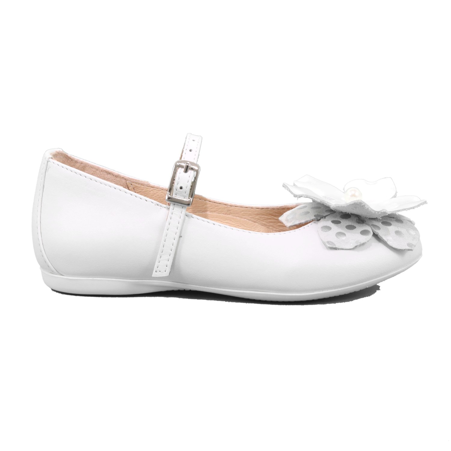 Ballerina Cerimonia Gorgino Bambina Bianco Ballerina Cerimonia Gorgino Bambina Bianco Scarpe 24 - P2078