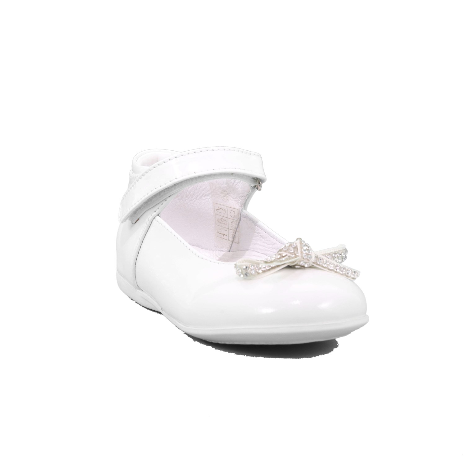 Ballerina Cerimonia Gorgino Bambina Bianco Ballerina Cerimonia Gorgino Bambina Bianco Scarpe 26 - P2004