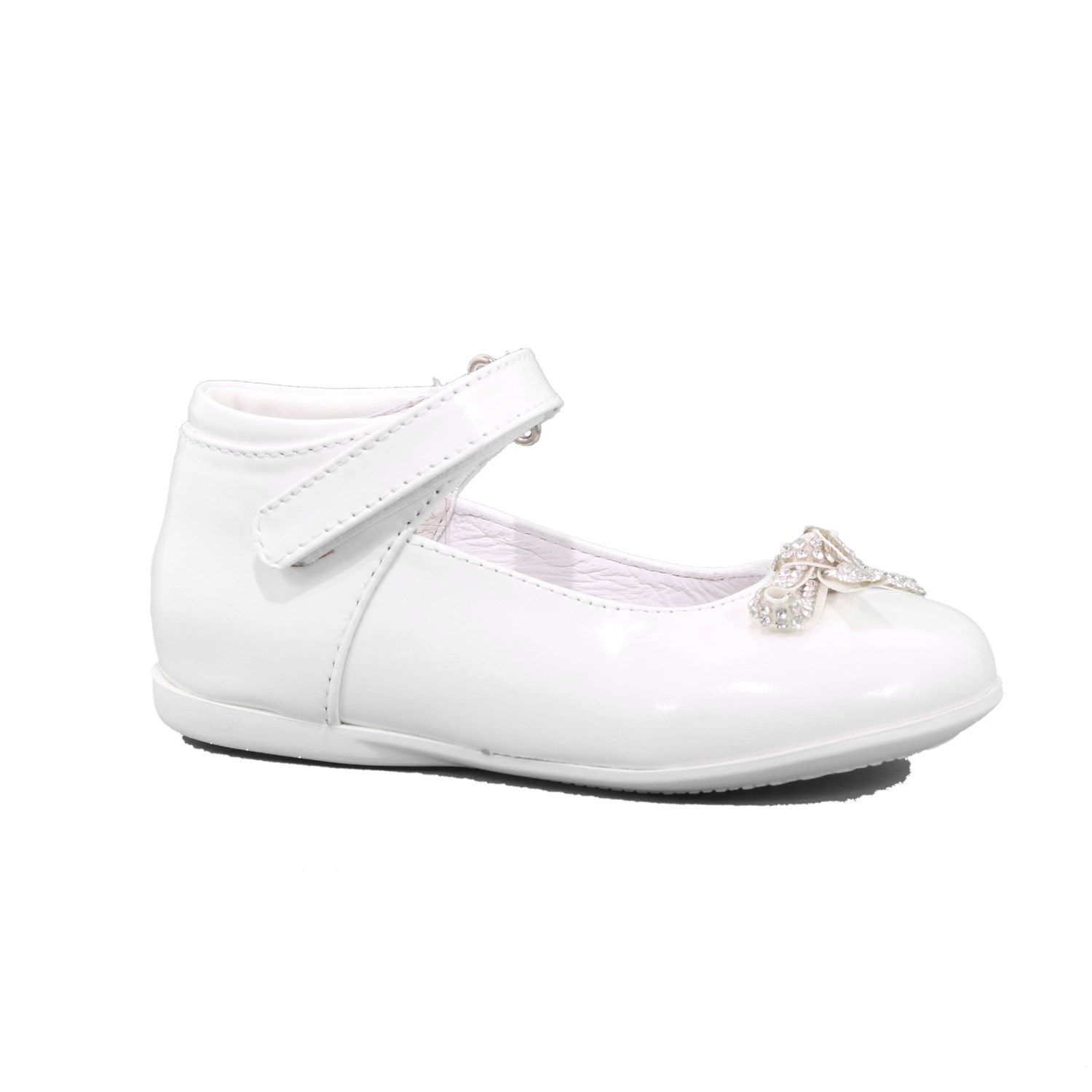Ballerina Cerimonia Gorgino Bambina Bianco Ballerina Cerimonia Gorgino Bambina Bianco Scarpe 26 - P2004