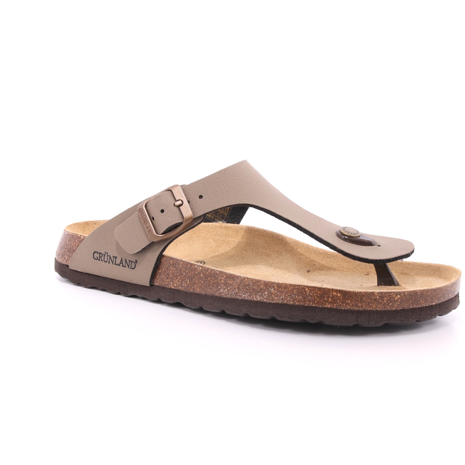 Infradito Grunland Uomo Tortora Infradito Grunland Uomo Tortora Scarpe 407 - CB3011