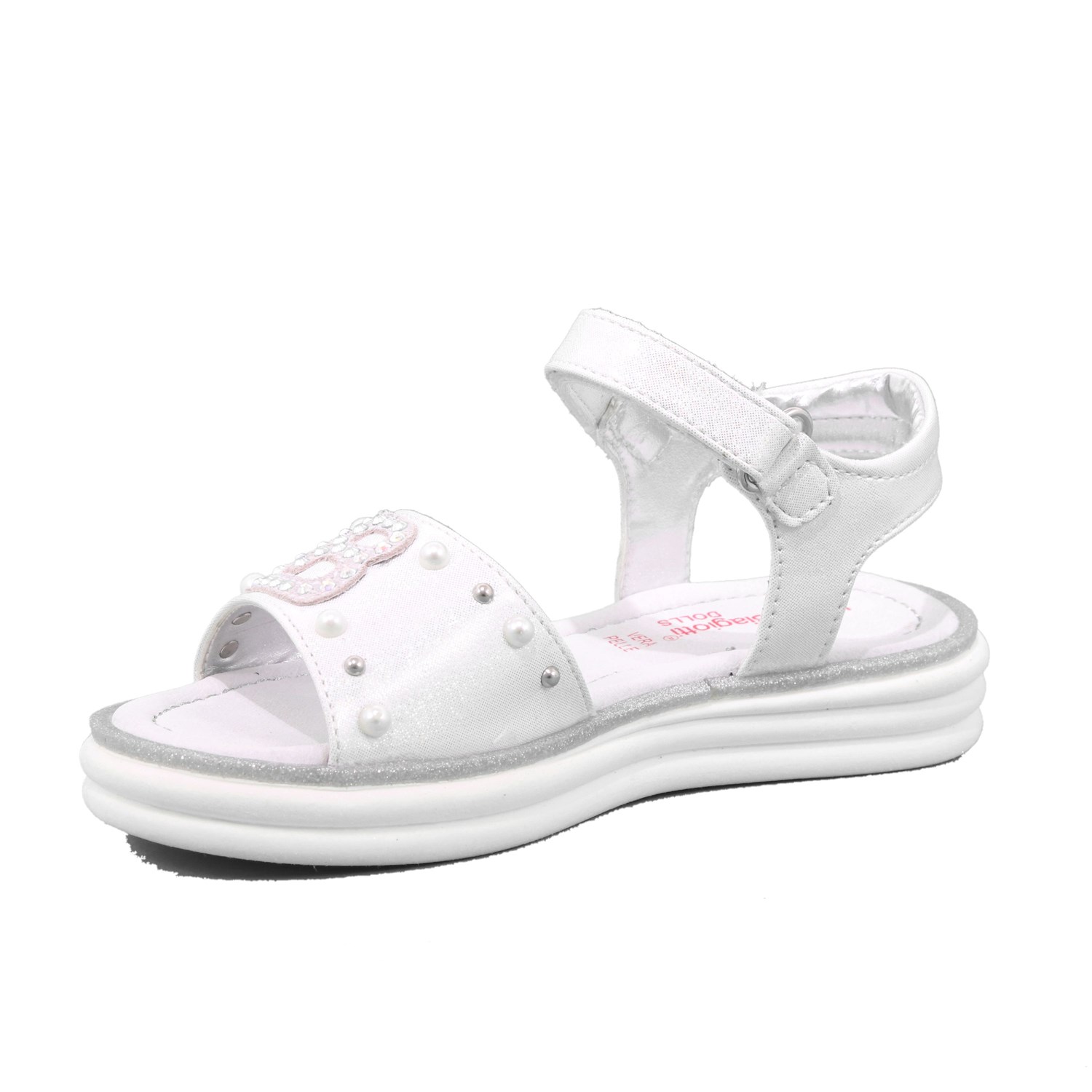 Sandalo Laura Biagiotti Bambina Bianco Sandalo Laura Biagiotti Bambina Bianco Scarpe 44 - 6381B