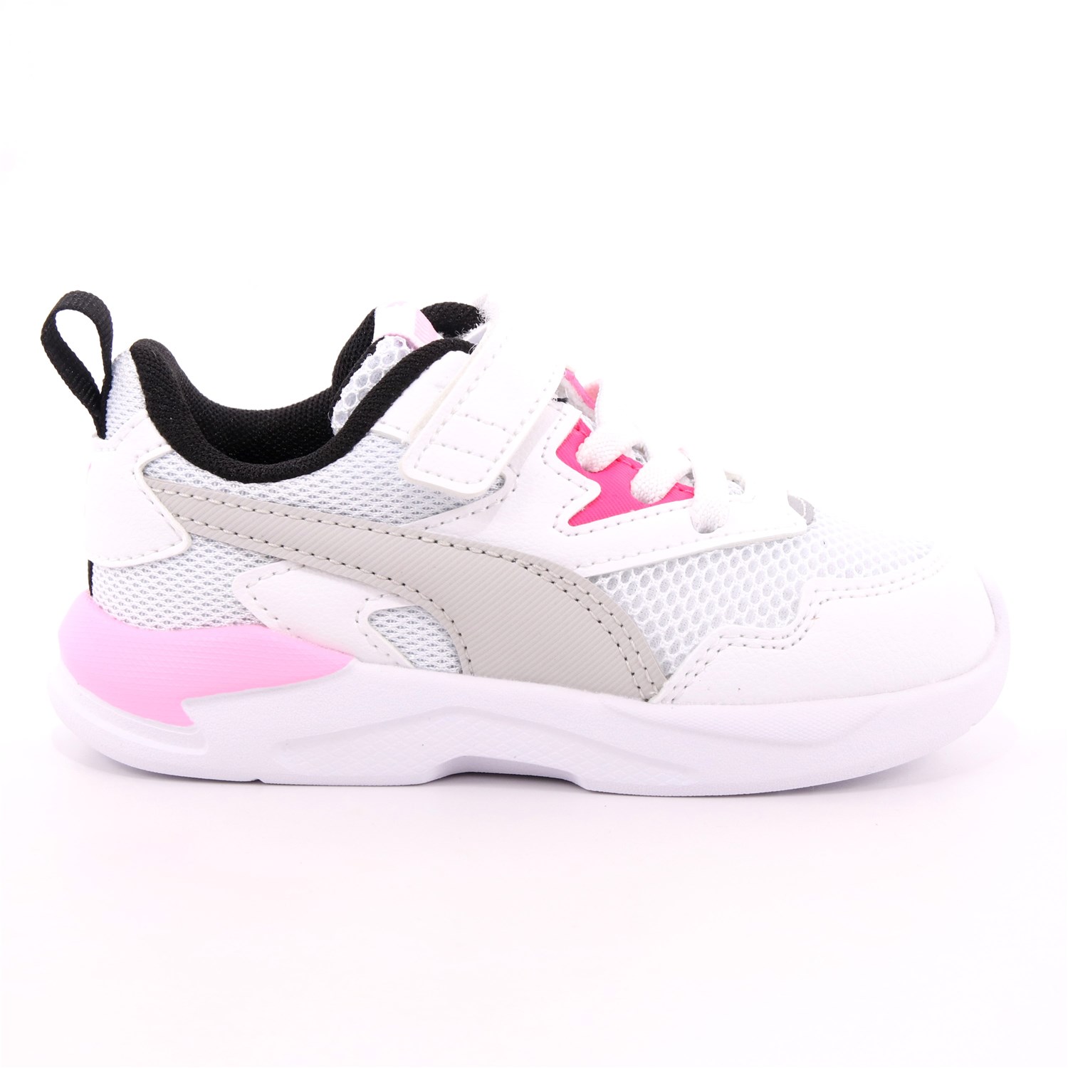 Scarpa Strappi + Elastico Puma Bambina Bianco Scarpa Strappi + Elastico Puma Bambina Bianco Scarpe 420 - 374398-03