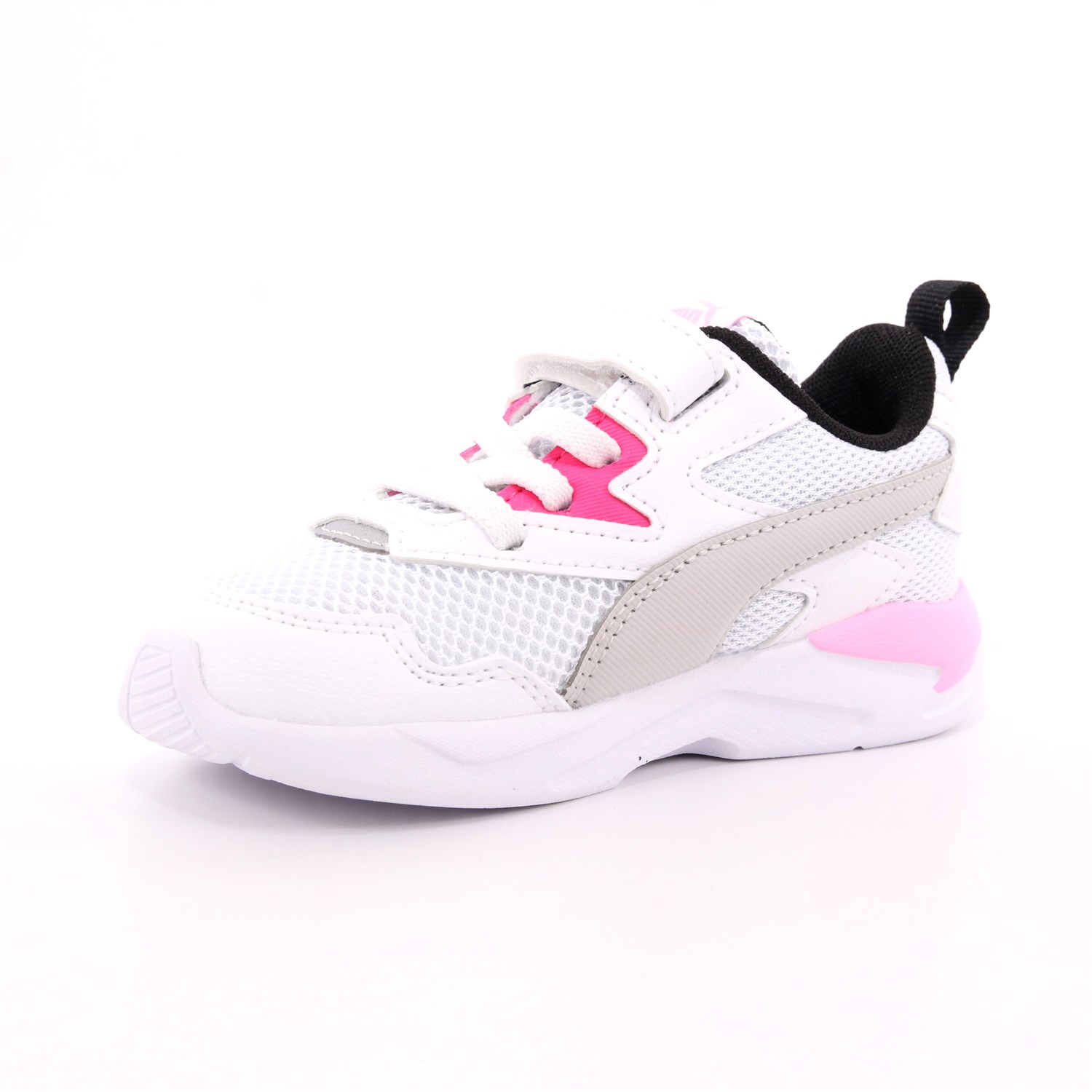 Scarpa Strappi + Elastico Puma Bambina Bianco Scarpa Strappi + Elastico Puma Bambina Bianco Scarpe 420 - 374398-03