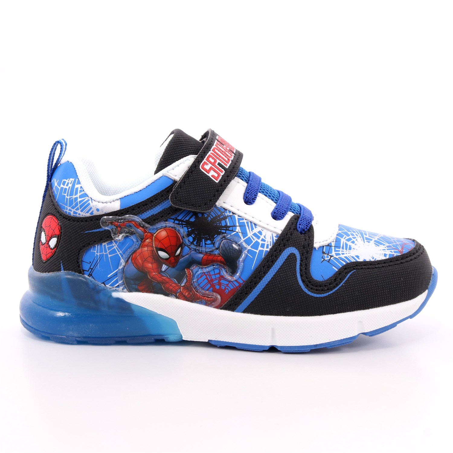 Scarpa Strappi + Elastico Spider Man Bambino Azzurro Scarpa Strappi + Elastico Spider Man Bambino Azzurro Scarpe 1 - R1310081S