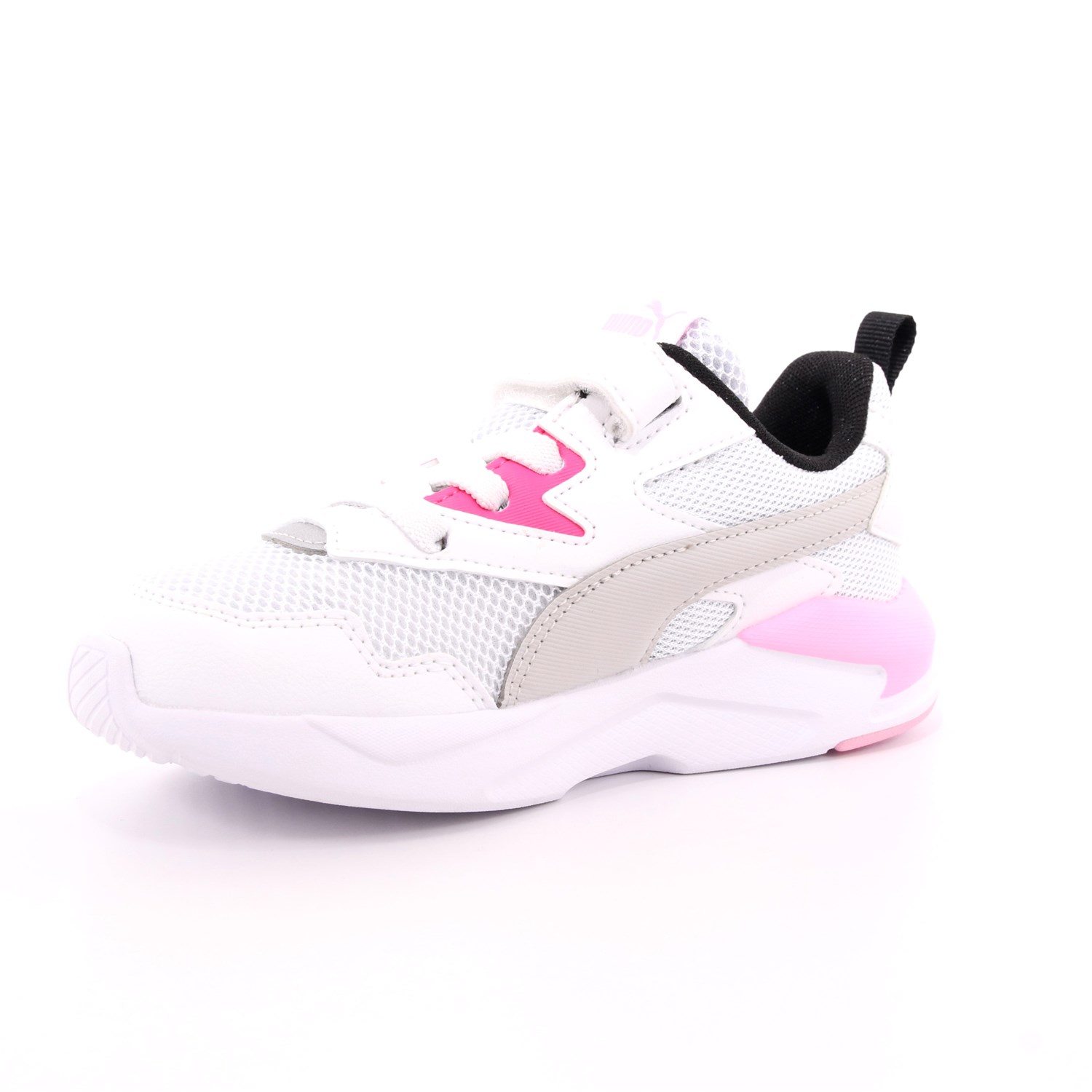 Scarpa Strappi + Elastico Puma Bambina Bianco Scarpa Strappi + Elastico Puma Bambina Bianco Scarpe 439 - 37439503