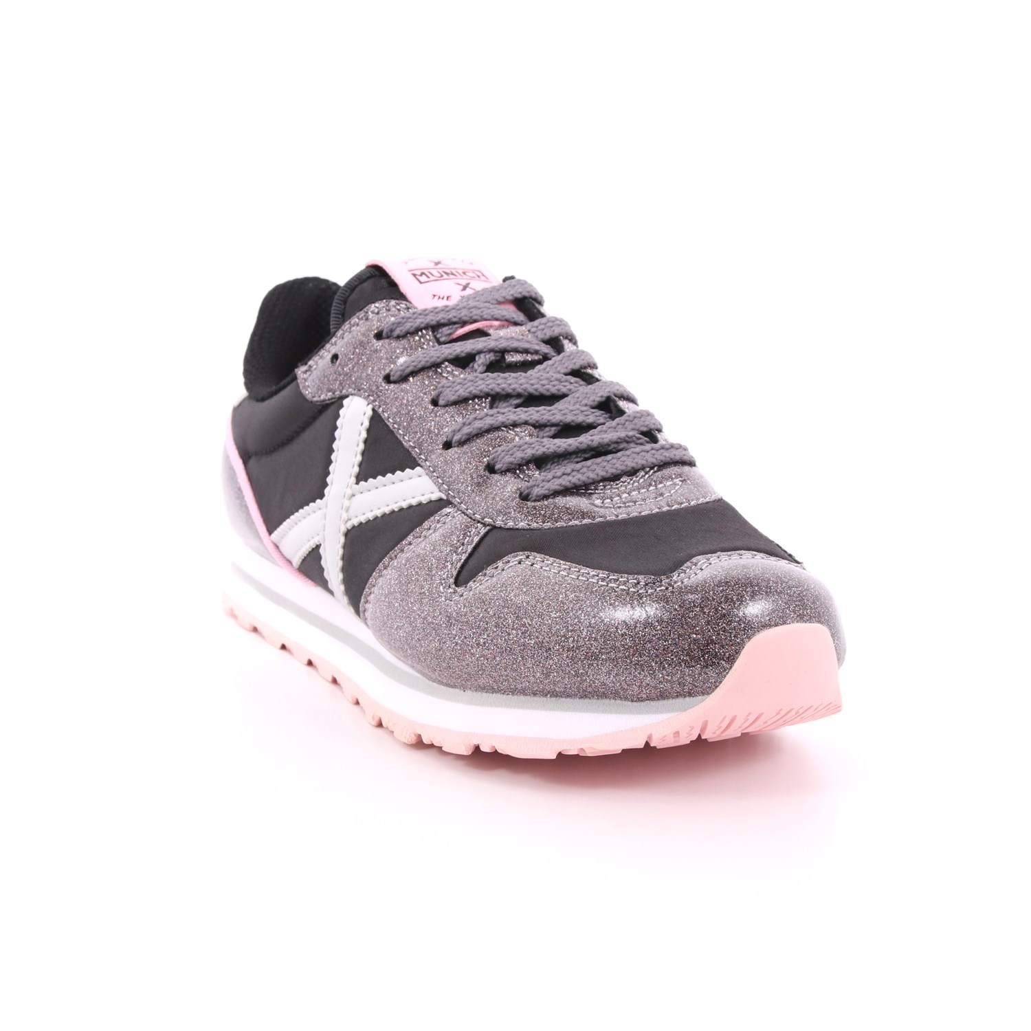 Scarpa Allacciata Munich Bambina Nero Scarpa Allacciata Munich Bambina Nero Scarpe 10 - 8208401