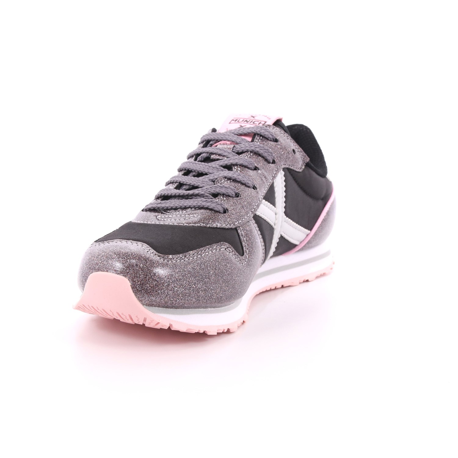 Scarpa Allacciata Munich Bambina Nero Scarpa Allacciata Munich Bambina Nero Scarpe 10 - 8208401