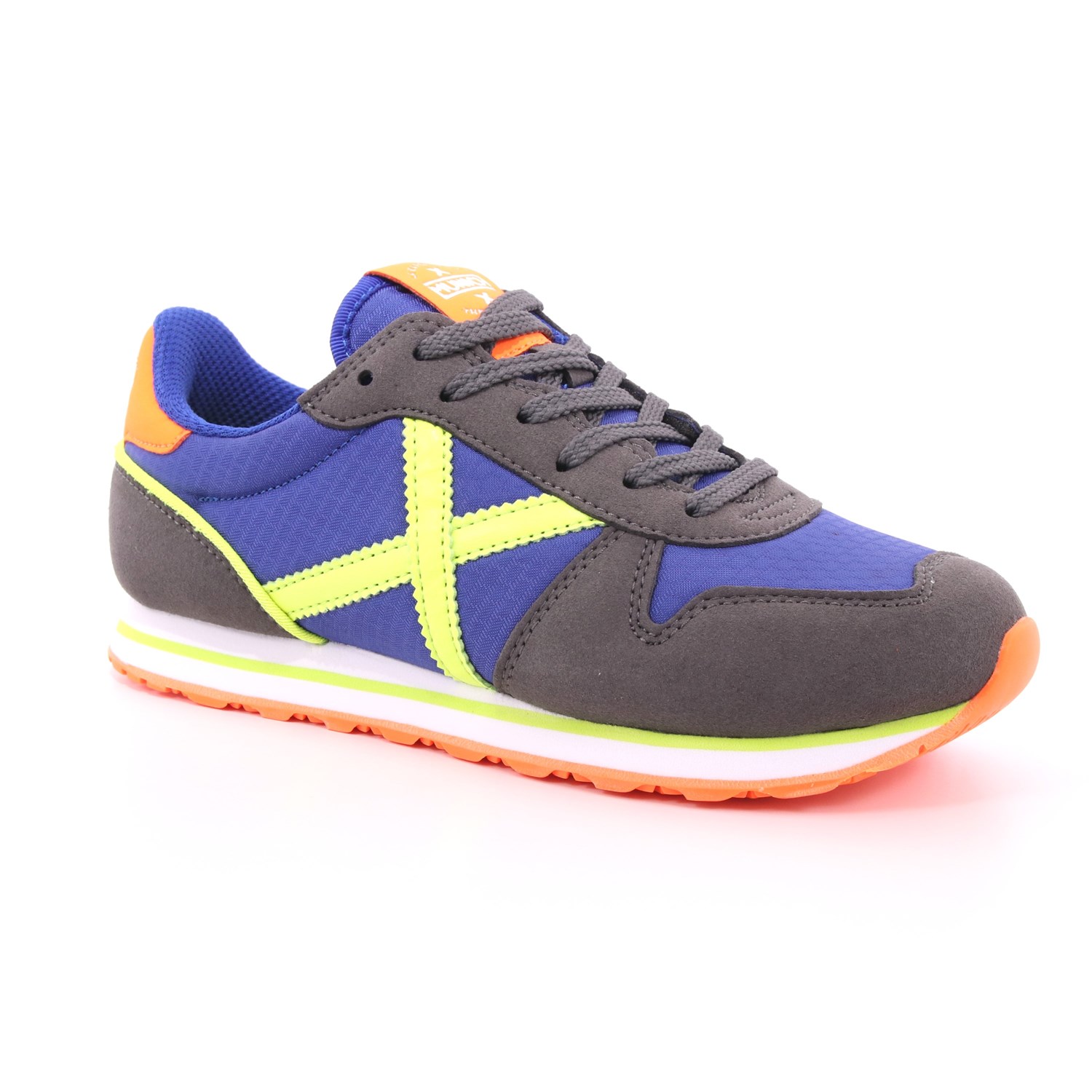 Scarpa Allacciata Munich Bambino Grigio Scarpa Allacciata Munich Bambino Grigio Scarpe 12 - 8208396