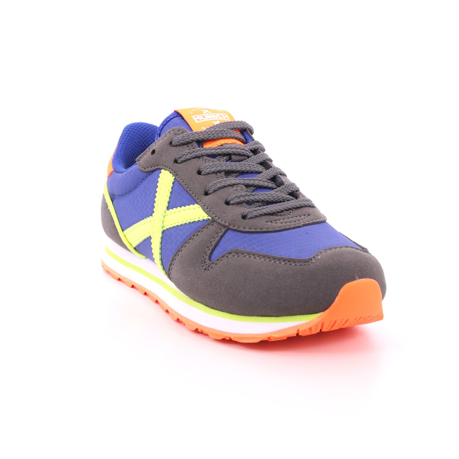 Scarpa Allacciata Munich Bambino Grigio Scarpa Allacciata Munich Bambino Grigio Scarpe 12 - 8208396