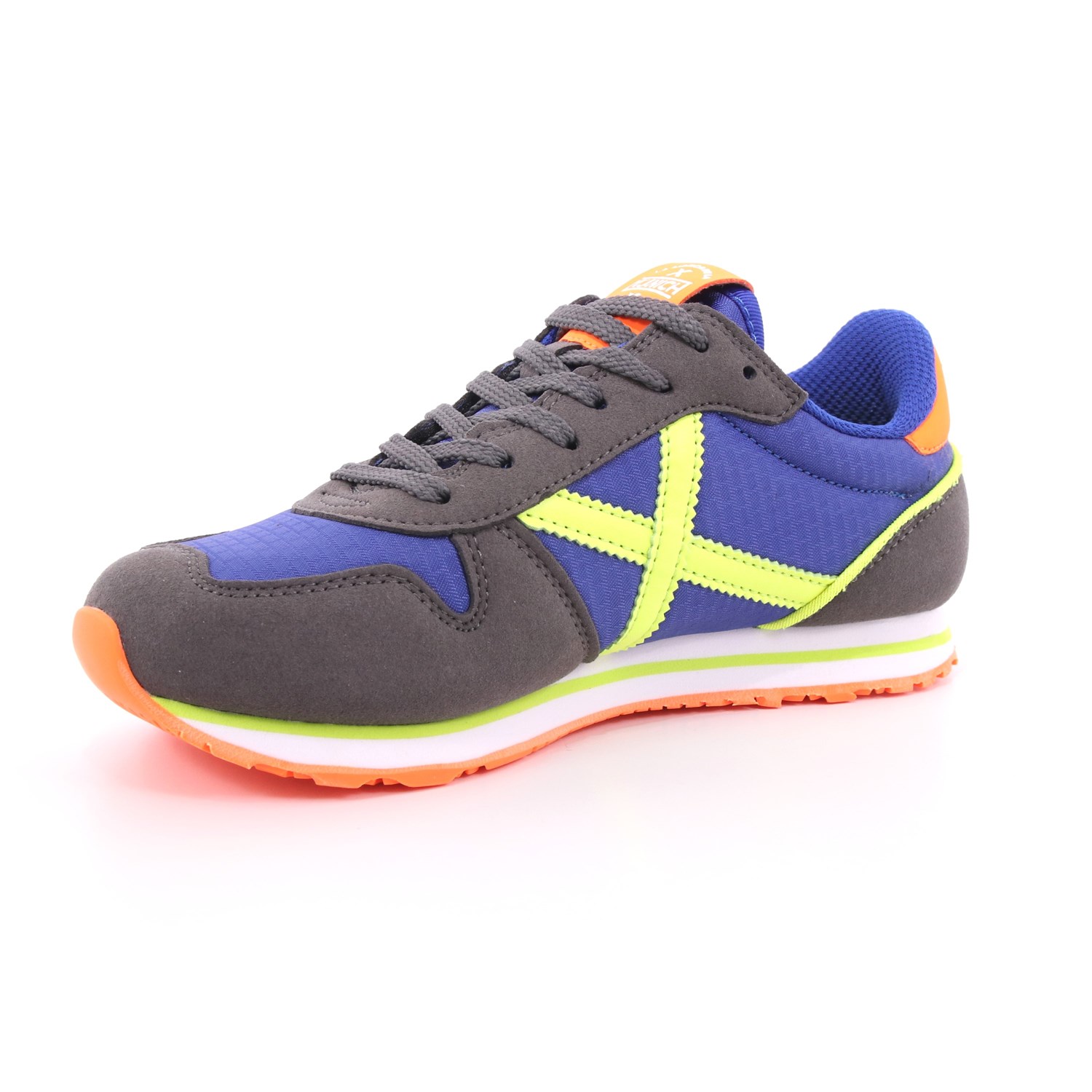 Scarpa Allacciata Munich Bambino Grigio Scarpa Allacciata Munich Bambino Grigio Scarpe 12 - 8208396