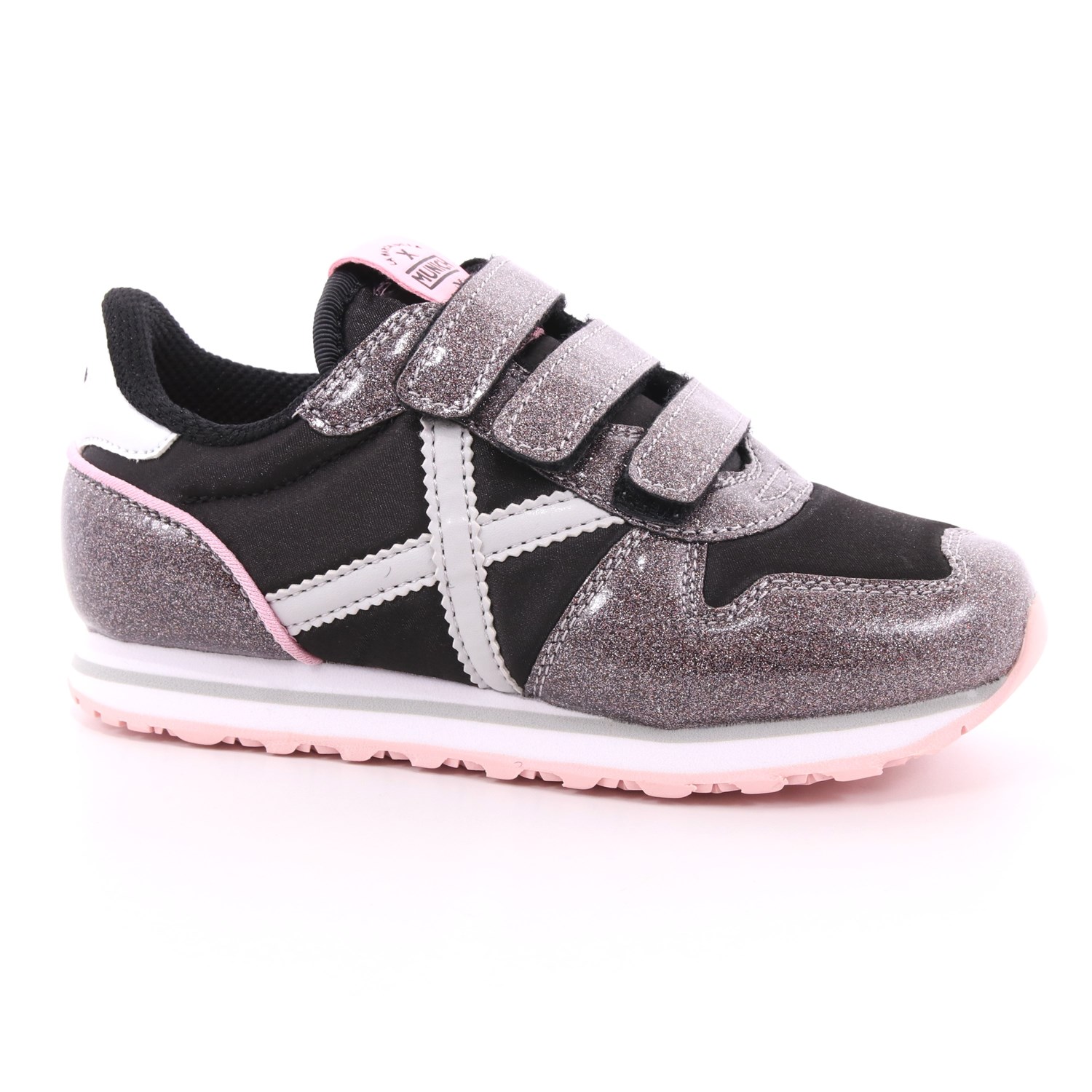 Scarpa Strappi Munich Bambina Nero Scarpa Strappi Munich Bambina Nero Scarpe 13 - 8207401