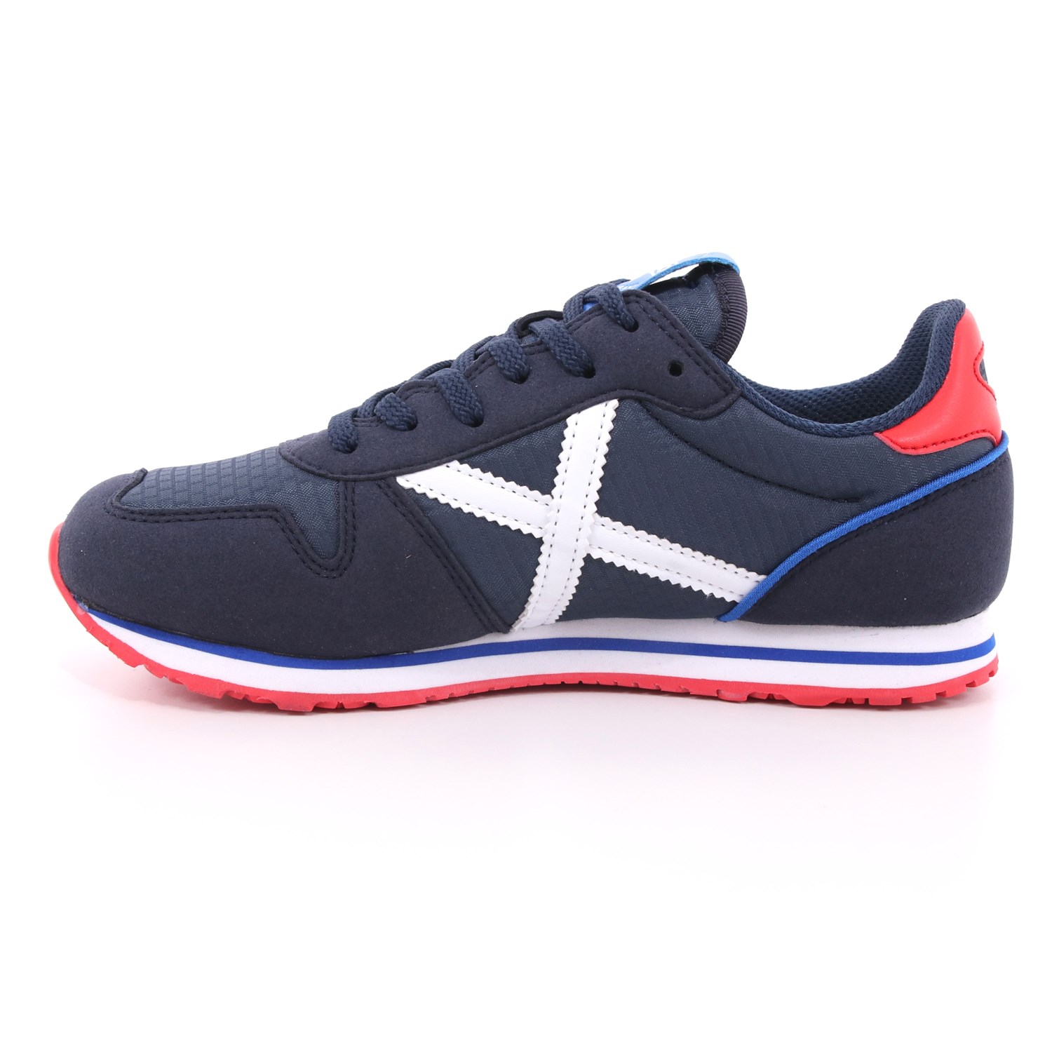 Scarpa Allacciata Munich Bambino Blu Scarpa Allacciata Munich Bambino Blu Scarpe 14 - 8208398