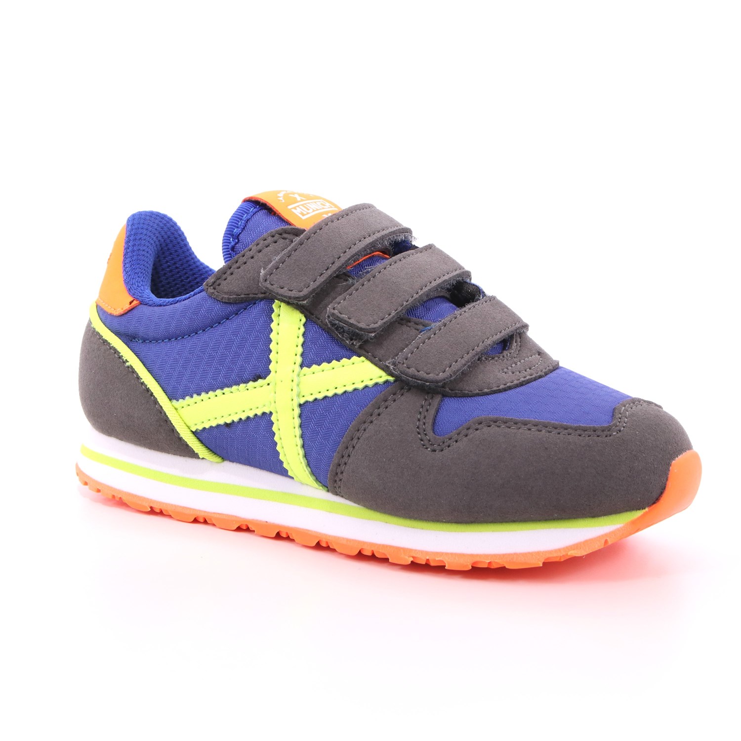 Scarpa Strappi Munich Bambino Grigio Scarpa Strappi Munich Bambino Grigio Scarpe 16 - 8207396