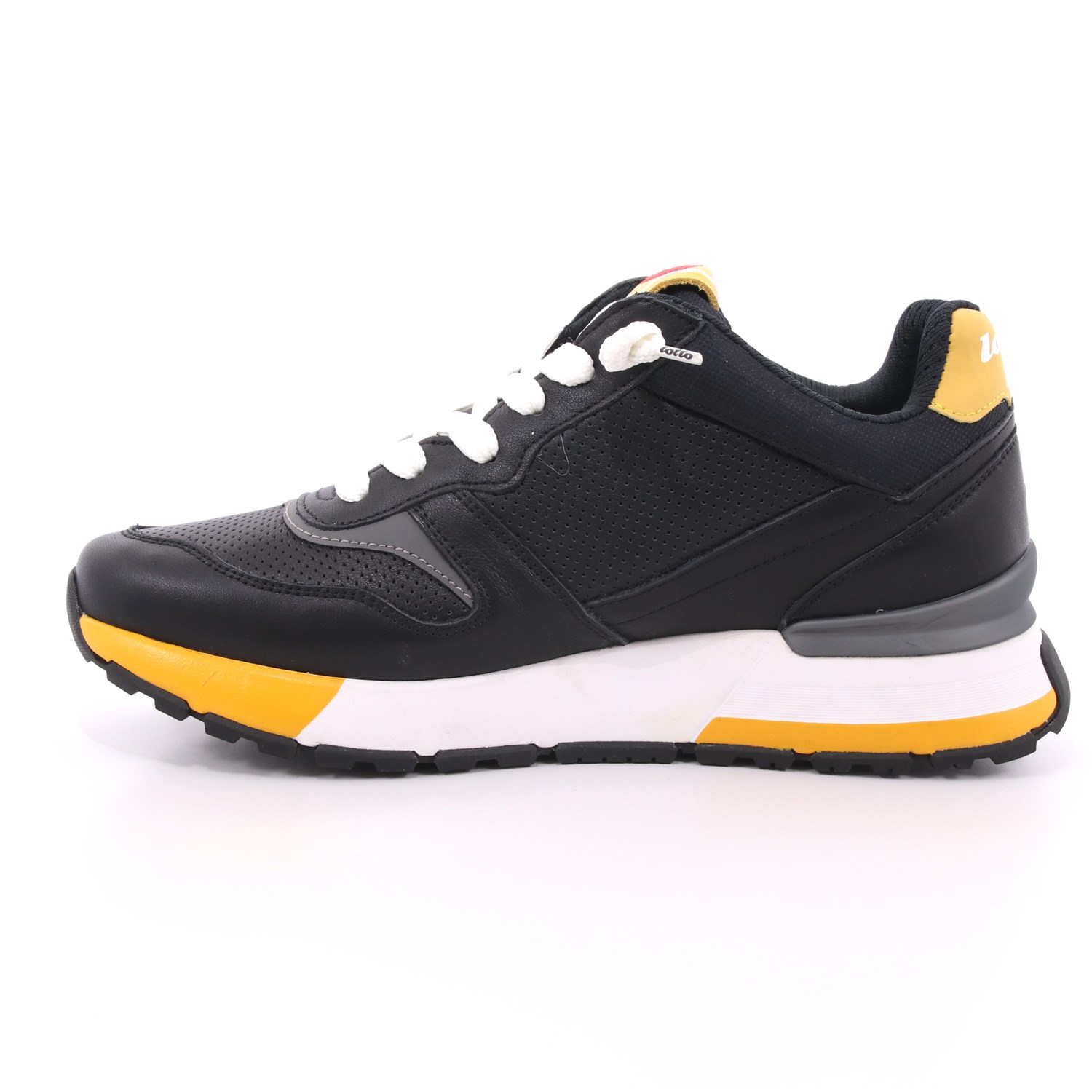 Scarpa Allacciata Lotto Uomo Nero Scarpa Allacciata Lotto Uomo Nero Scarpe 142 - 214027