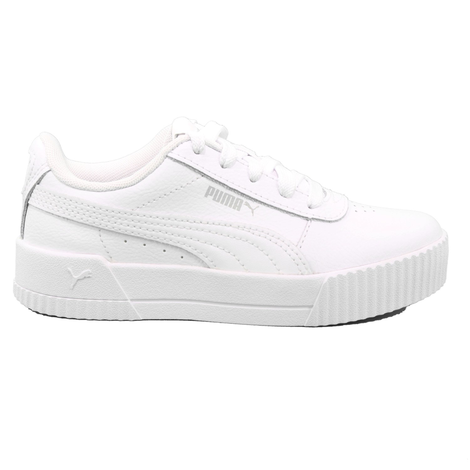 Scarpa Allacciata Puma Bambina Bianco Scarpa Allacciata Puma Bambina Bianco Scarpe 446 - 37067819