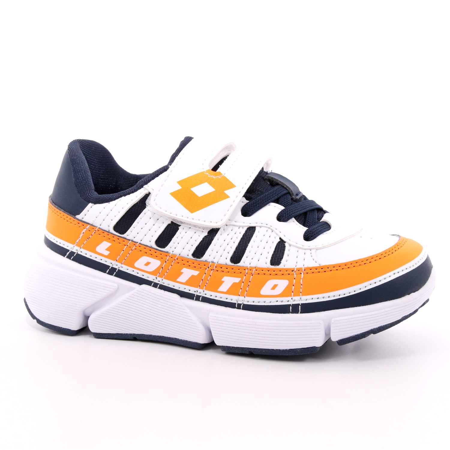 Scarpa Strappi + Elastico Lotto Bambino Bianco Scarpa Strappi + Elastico Lotto Bambino Bianco Scarpe 144 - 214872