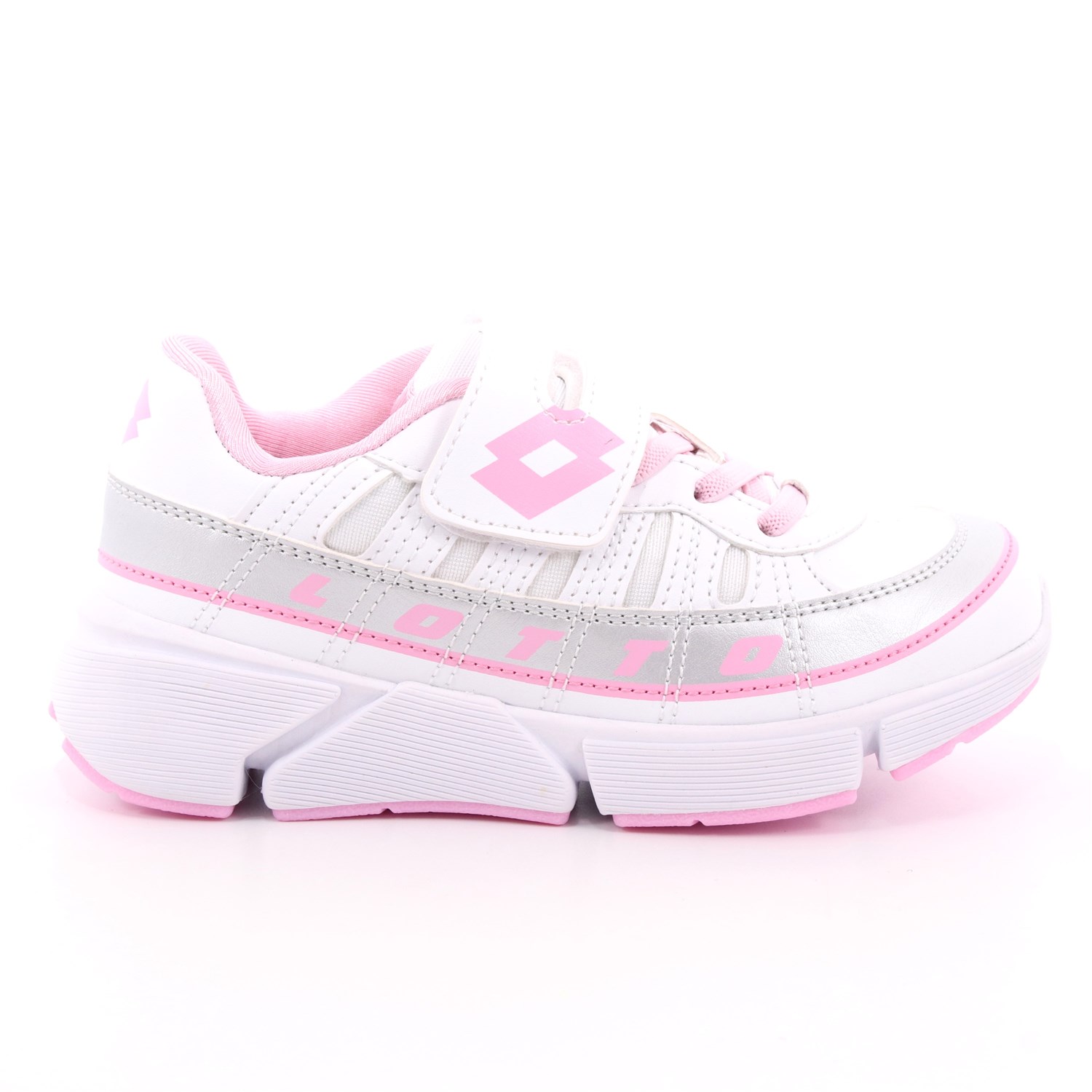 Scarpa Strappi + Elastico Lotto Bambina Bianco Scarpa Strappi + Elastico Lotto Bambina Bianco Scarpe 145 - 214872