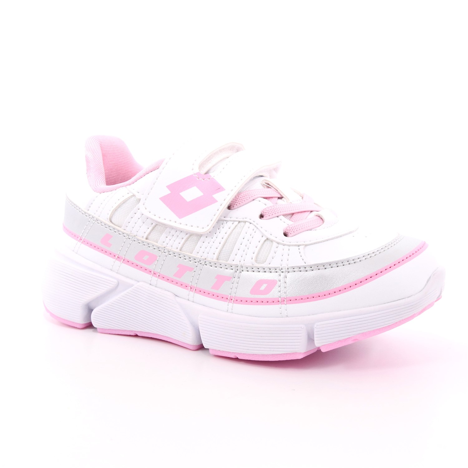 Scarpa Strappi + Elastico Lotto Bambina Bianco Scarpa Strappi + Elastico Lotto Bambina Bianco Scarpe 145 - 214872