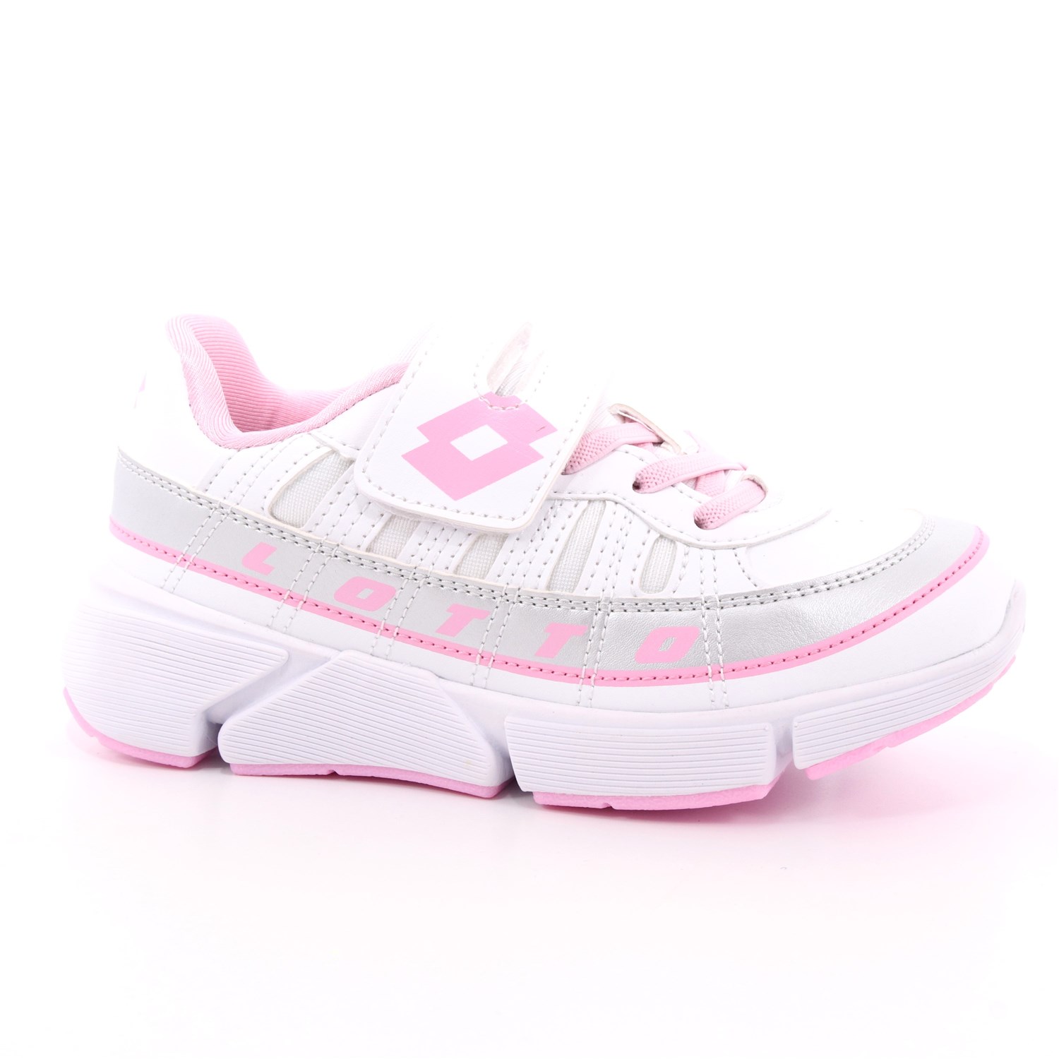 Scarpa Strappi + Elastico Lotto Bambina Bianco Scarpa Strappi + Elastico Lotto Bambina Bianco Scarpe 145 - 214872