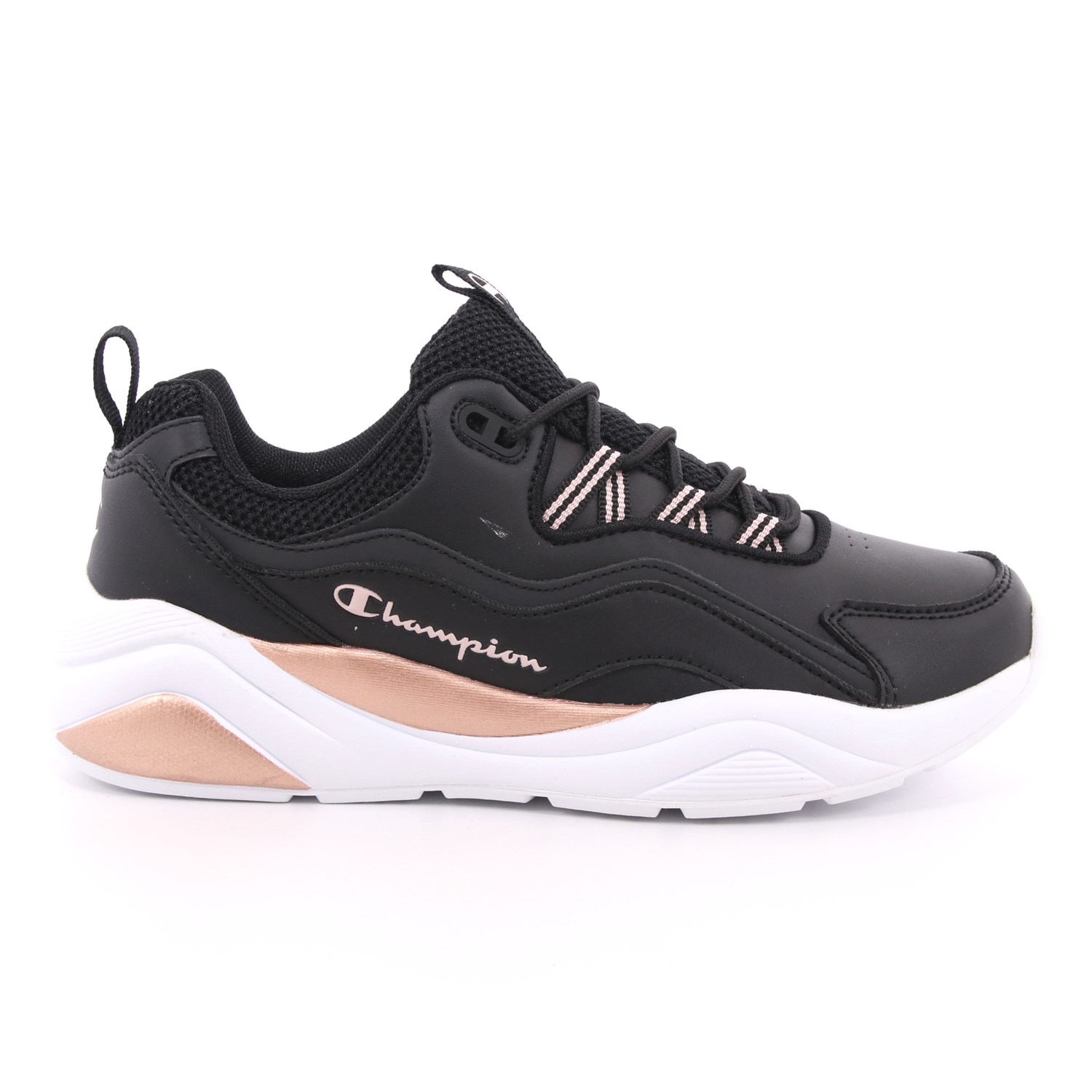 Scarpa Allacciata Champion Donna Nero Scarpa Allacciata Champion Donna Nero Scarpe 582 - S11156