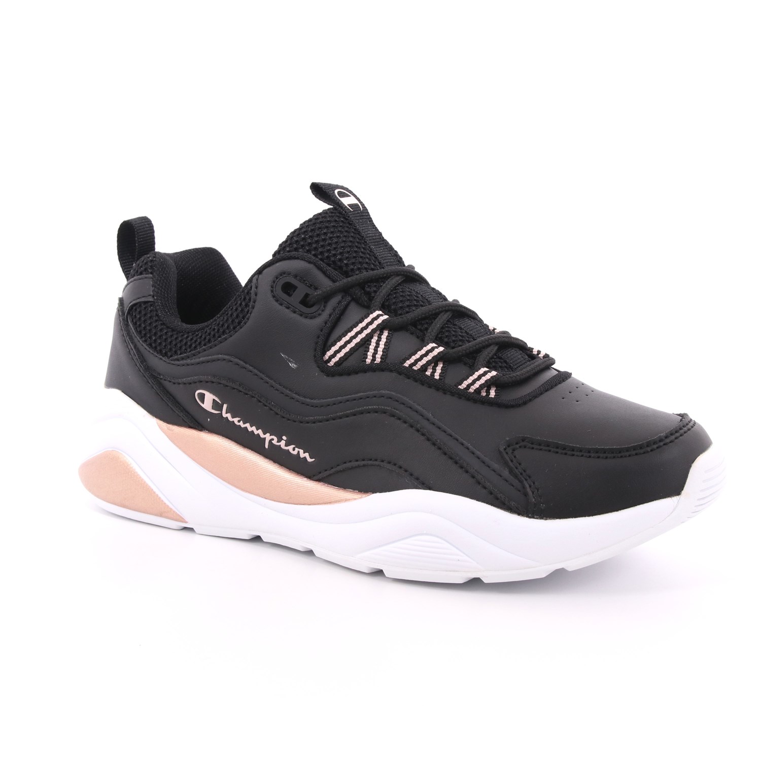 Scarpa Allacciata Champion Donna Nero Scarpa Allacciata Champion Donna Nero Scarpe 582 - S11156