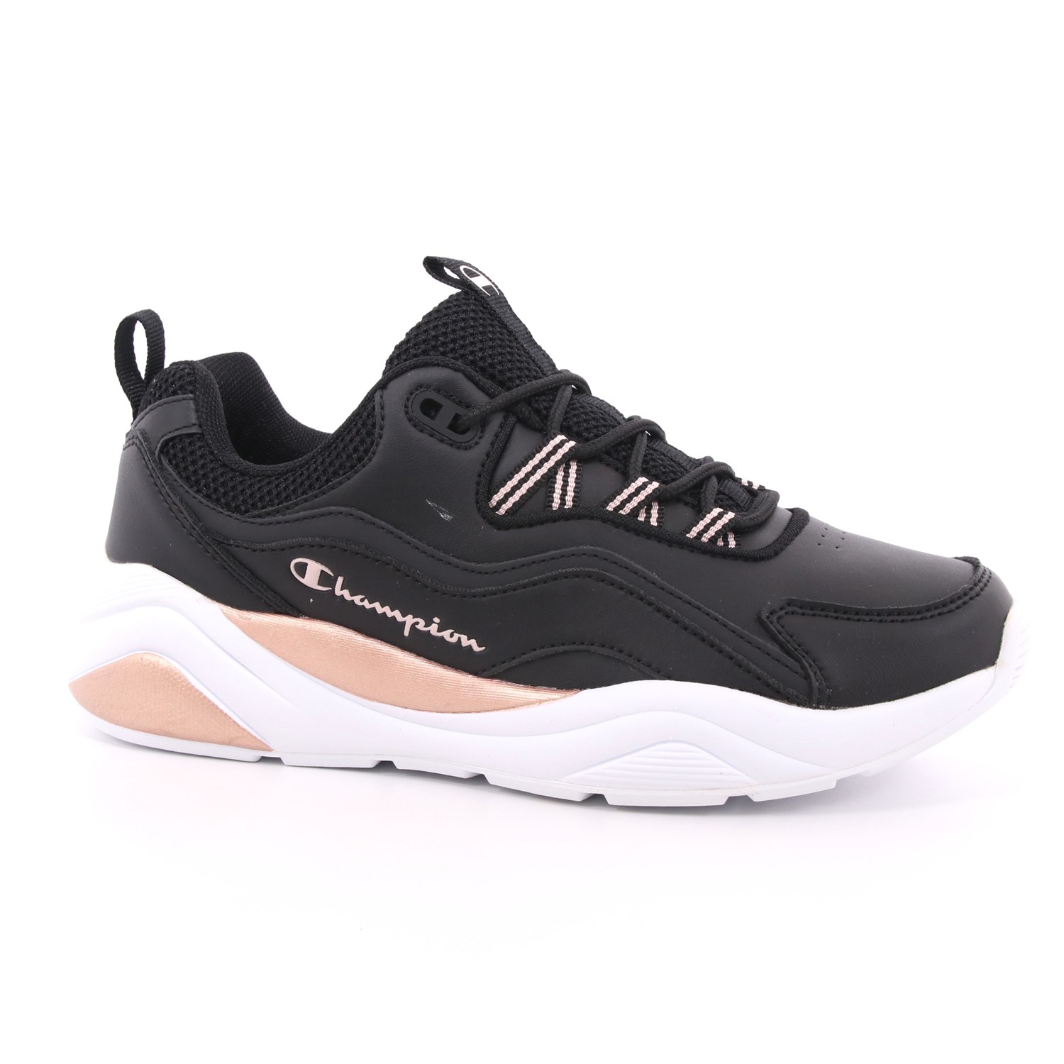 Scarpa Allacciata Champion Donna Nero Scarpa Allacciata Champion Donna Nero Scarpe 582 - S11156