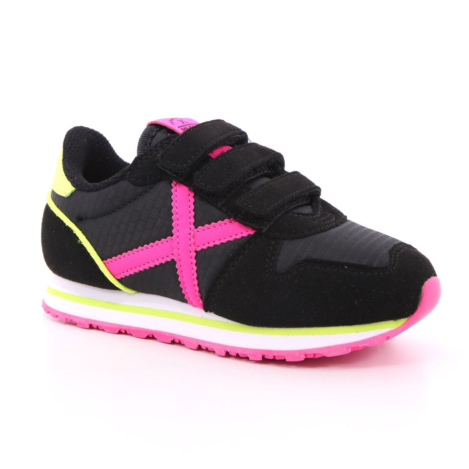 Scarpa Strappi Munich Bambina Nero Scarpa Strappi Munich Bambina Nero Scarpe 18 - 8207395