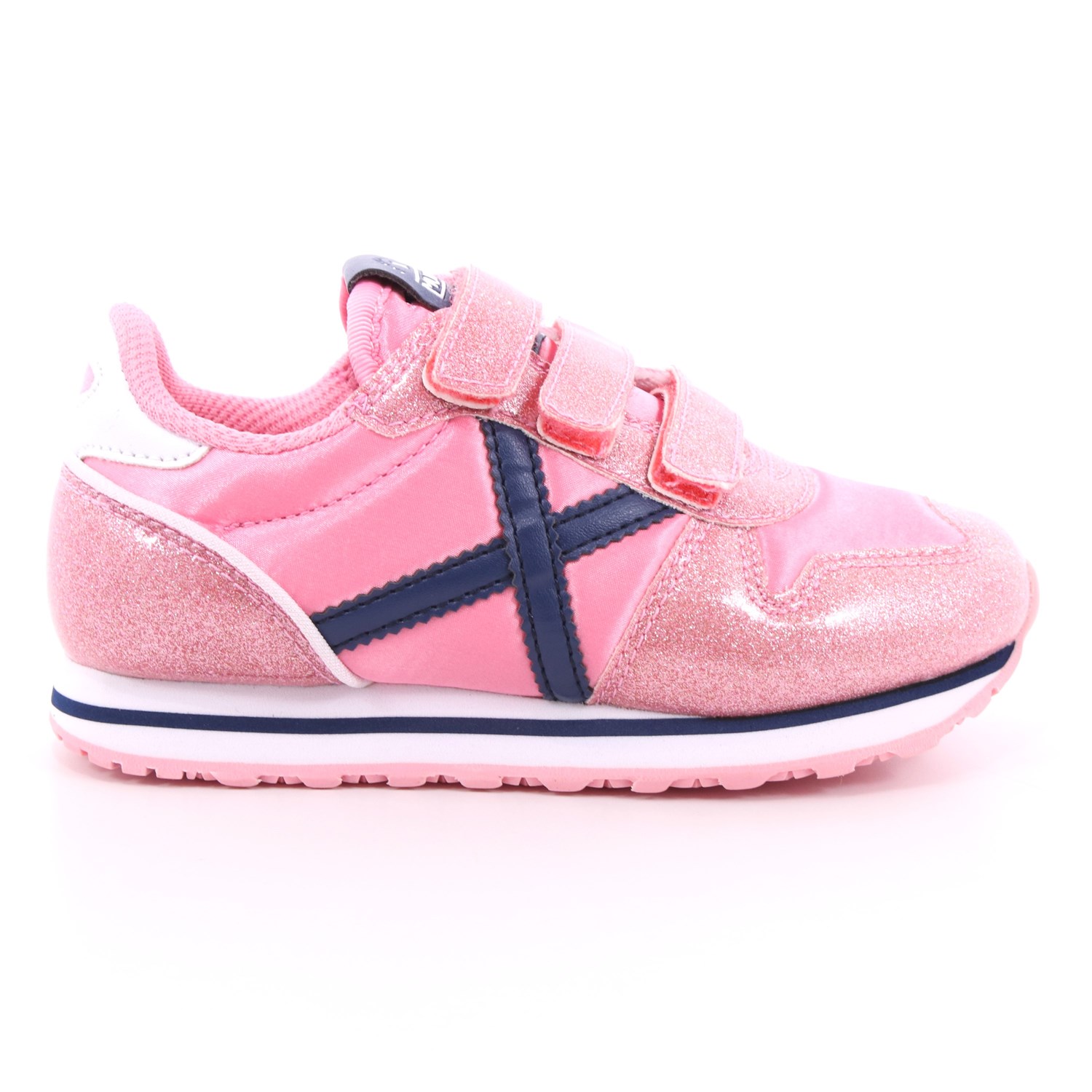Scarpa Strappi Munich Bambina Rosa Scarpa Strappi Munich Bambina Rosa Scarpe 19 - 8207400