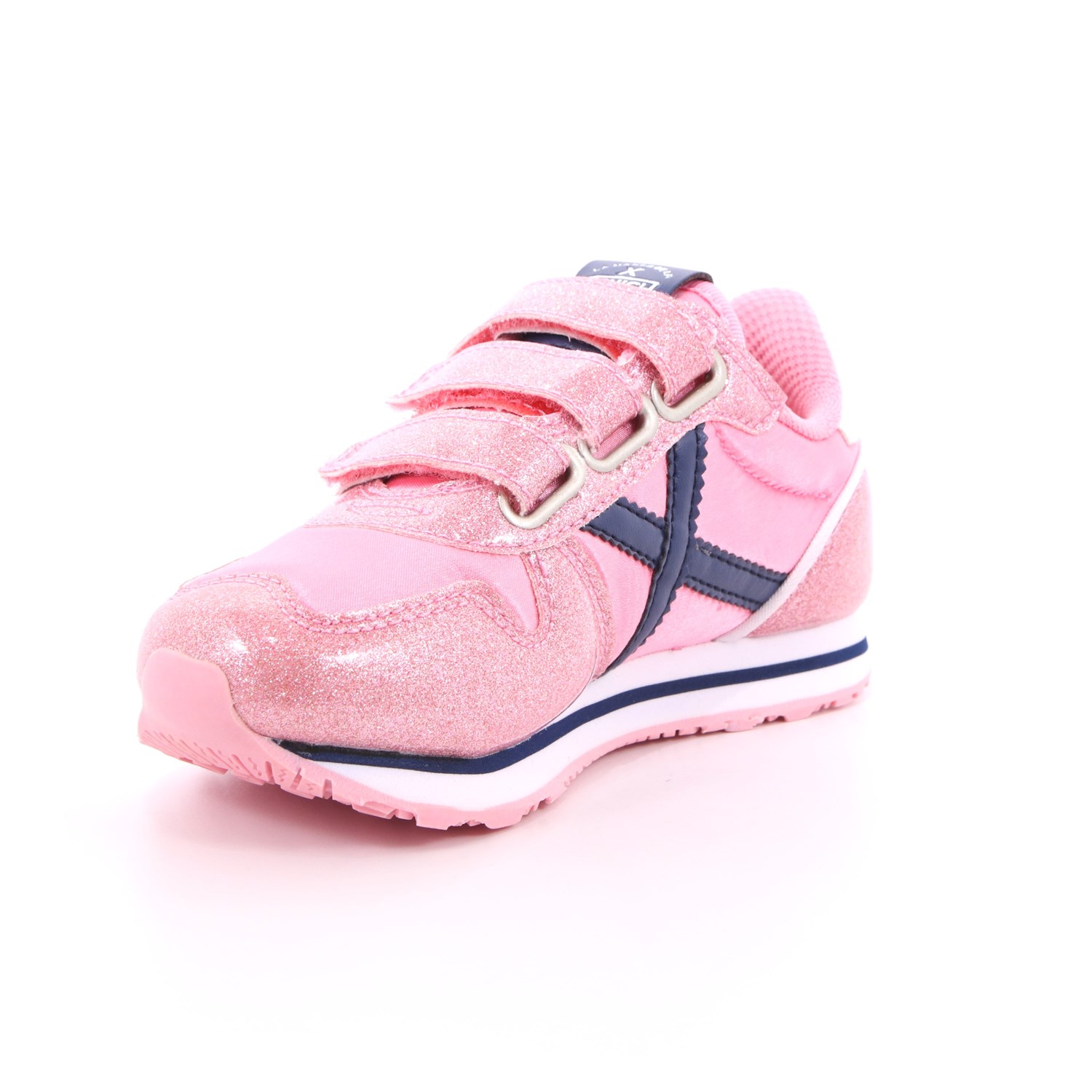 Scarpa Strappi Munich Bambina Rosa Scarpa Strappi Munich Bambina Rosa Scarpe 19 - 8207400