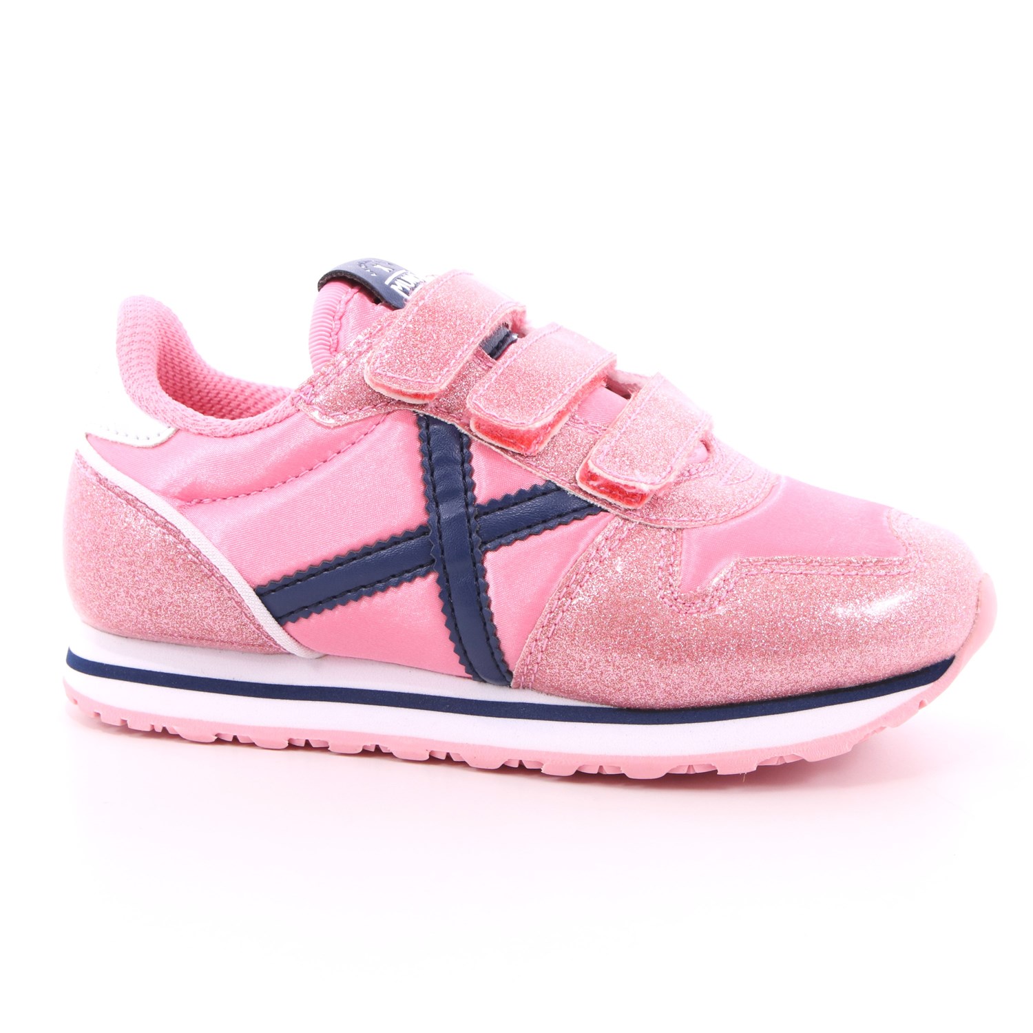 Scarpa Strappi Munich Bambina Rosa Scarpa Strappi Munich Bambina Rosa Scarpe 19 - 8207400