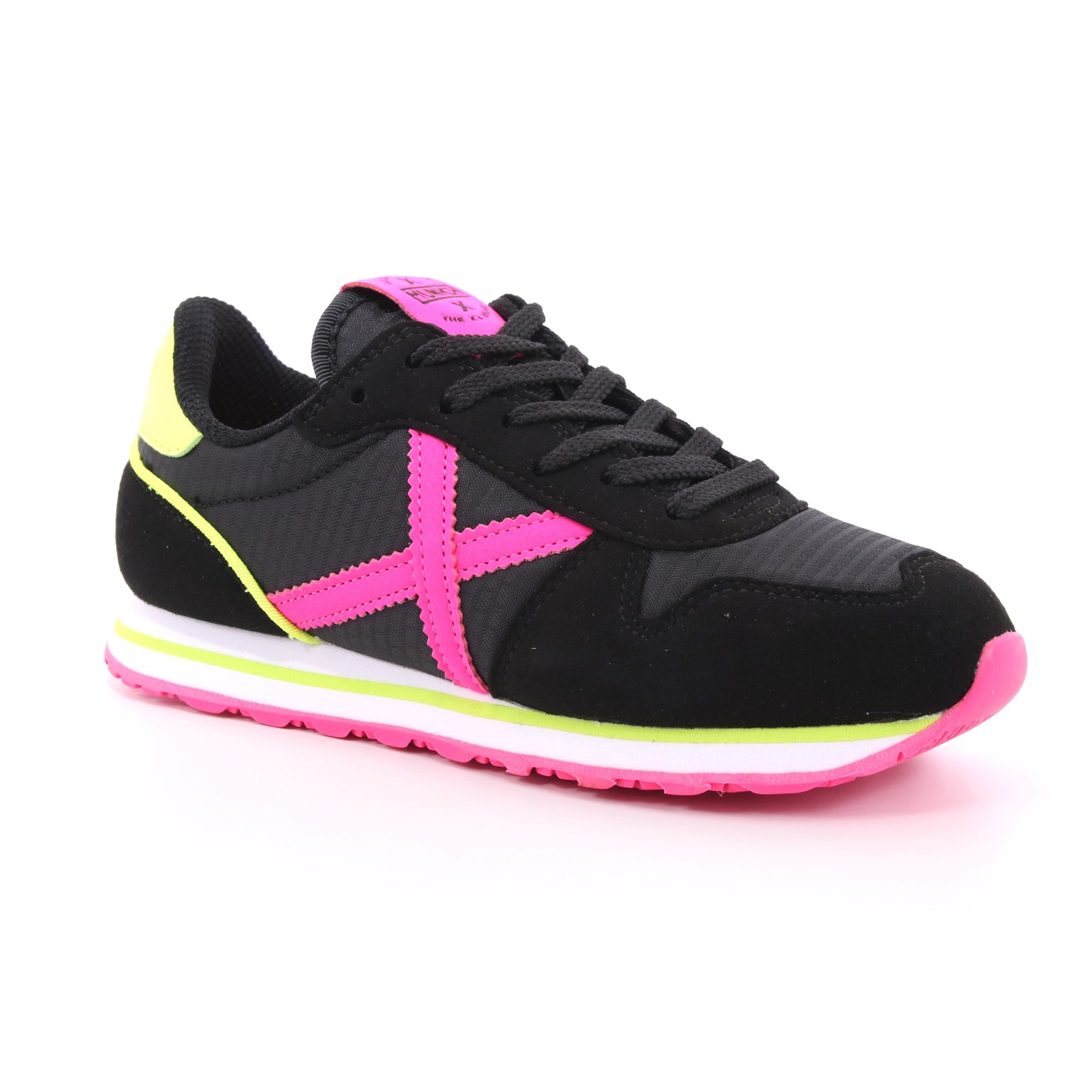 Scarpa Allacciata Munich Bambina Nero Scarpa Allacciata Munich Bambina Nero Scarpe 20 - 8208395