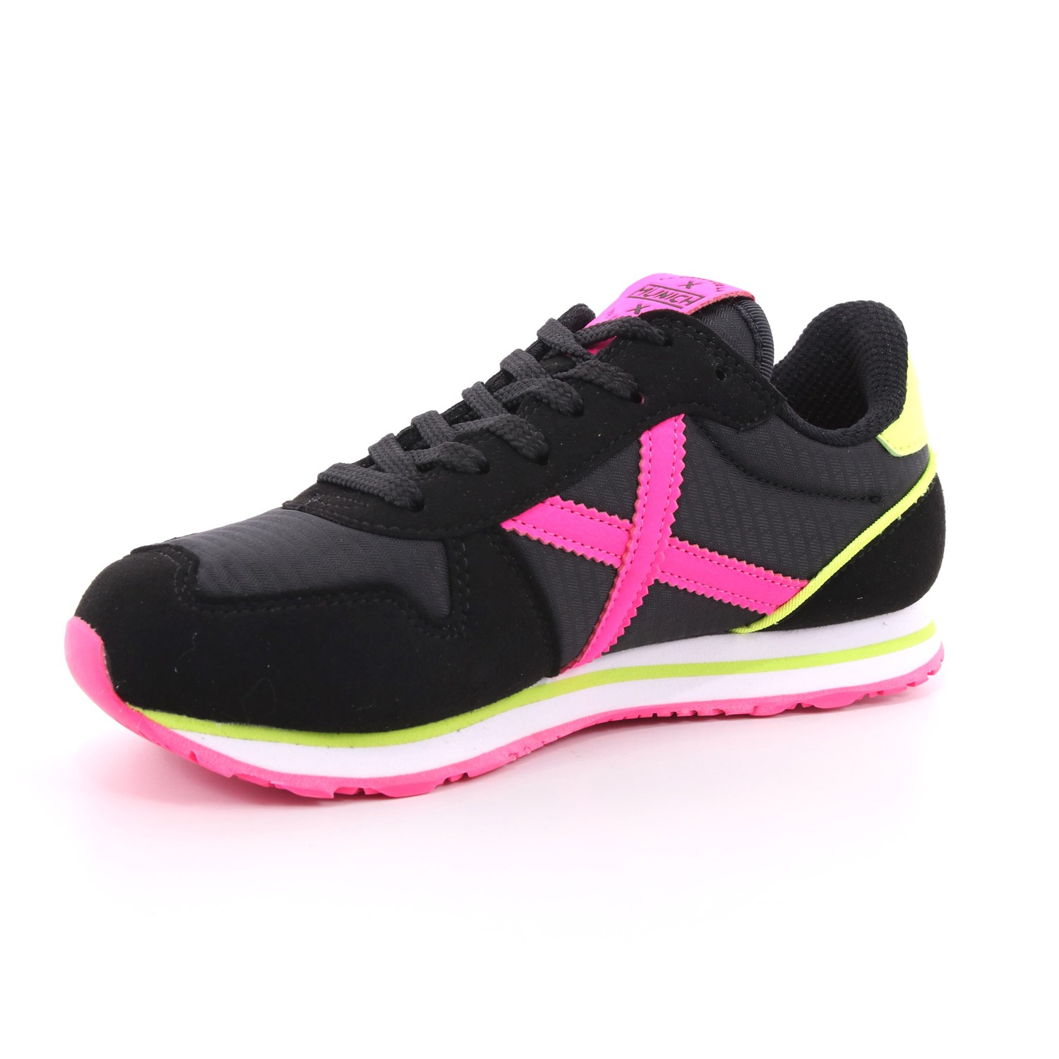 Scarpa Allacciata Munich Bambina Nero Scarpa Allacciata Munich Bambina Nero Scarpe 20 - 8208395
