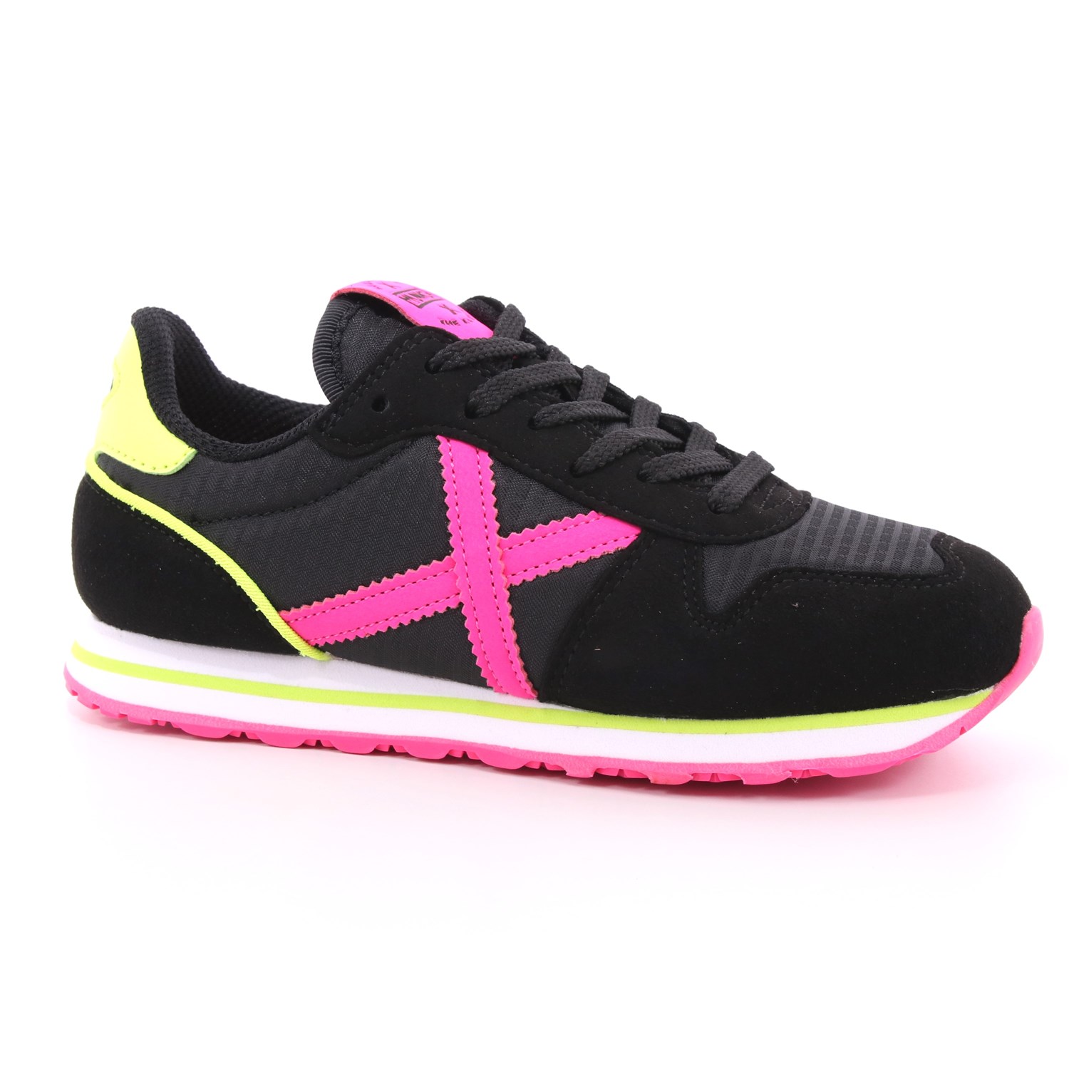 Scarpa Allacciata Munich Bambina Nero Scarpa Allacciata Munich Bambina Nero Scarpe 20 - 8208395